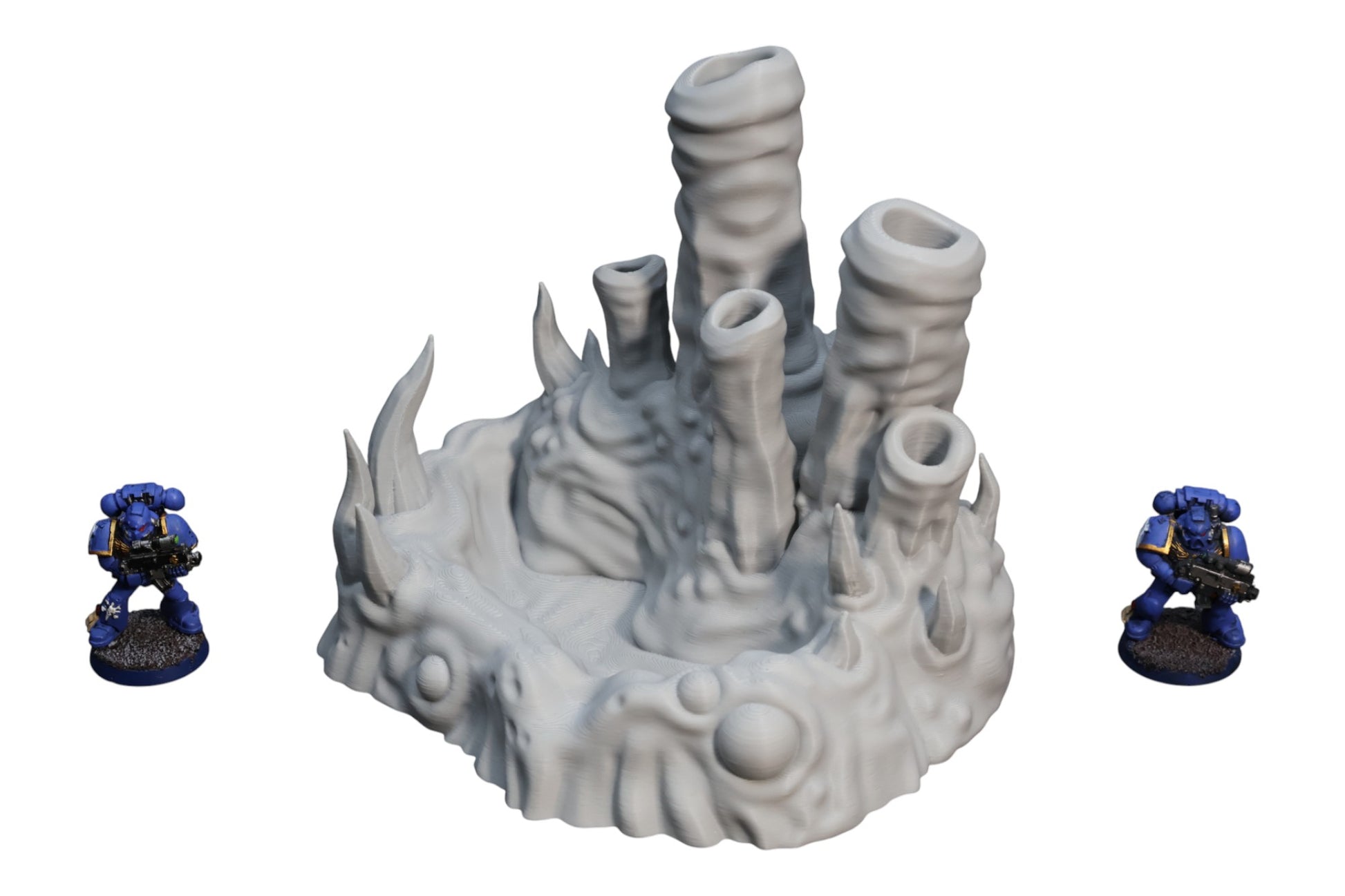 Wargaming 28mm scatter terrain scenery showing 3D-printed item that is compatible with games such as Warhammer 40K, Star Wars Legions, D+D, Dungeons and Dragons, Sci-Fi, Fantasy and other miniature tabletop games. Brand Jawar3d found at www.jawar3d.co.uk.