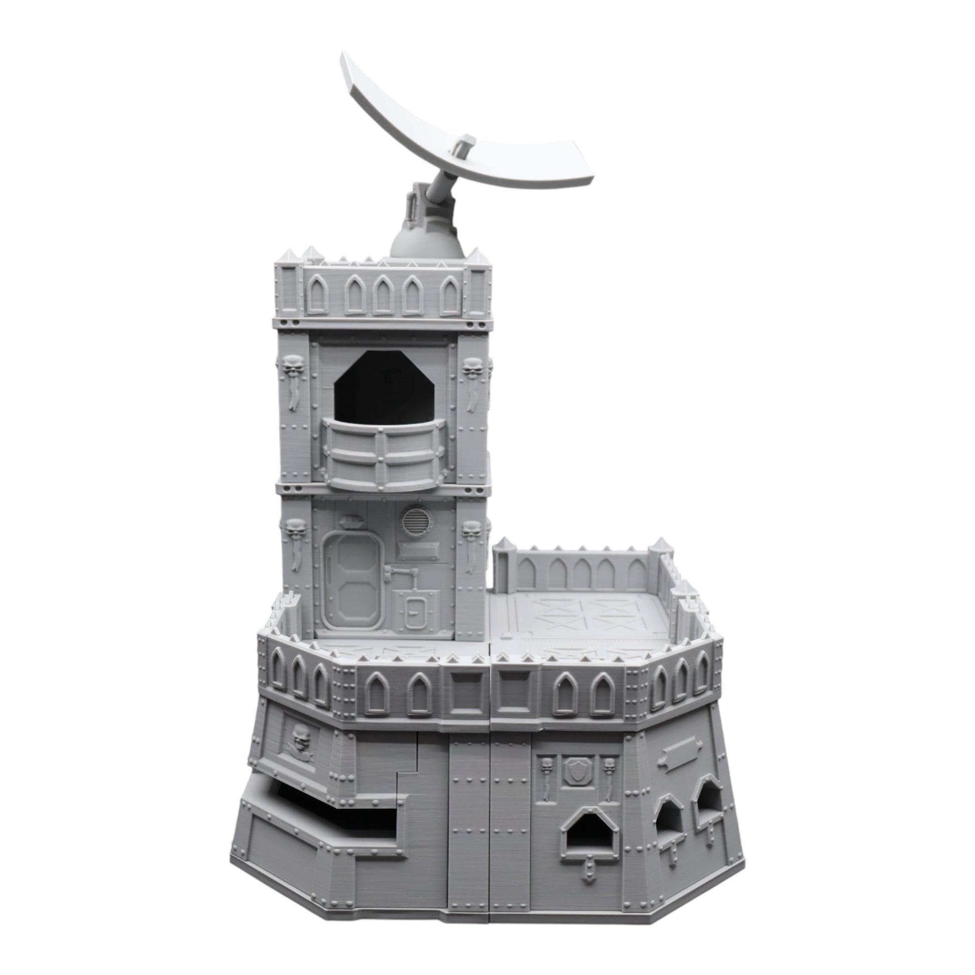 Wargaming 28mm scatter terrain scenery showing 3D-printed item that is compatible with games such as Warhammer 40K, Star Wars Legions, D+D, Dungeons and Dragons, Sci-Fi, Fantasy and other miniature tabletop games. Brand Jawar3d found at www.jawar3d.co.uk.