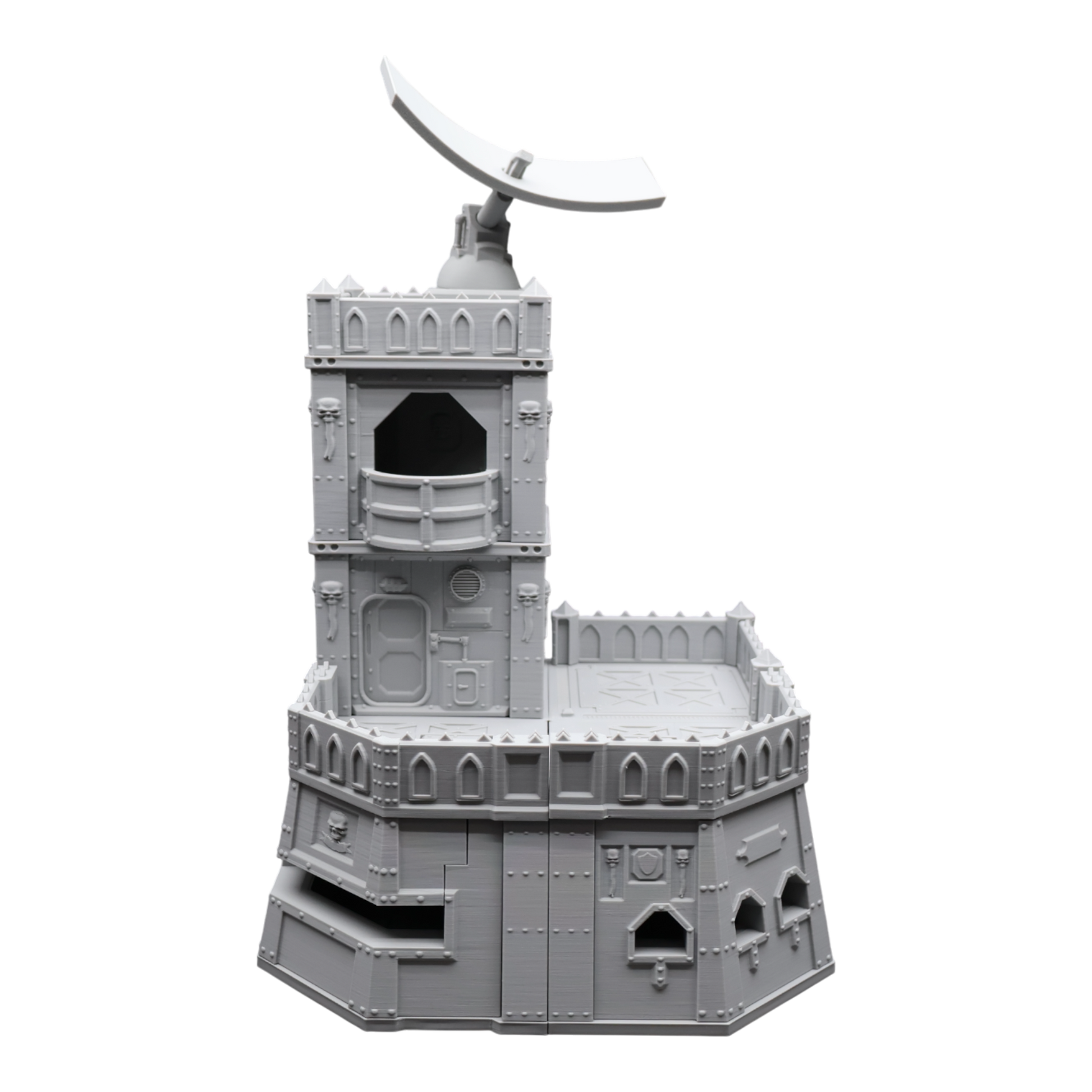 Wargaming 28mm scatter terrain scenery showing 3D-printed item that is compatible with games such as Warhammer 40K, Star Wars Legions, D+D, Dungeons and Dragons, Sci-Fi, Fantasy and other miniature tabletop games. Brand Jawar3d found at www.jawar3d.co.uk.