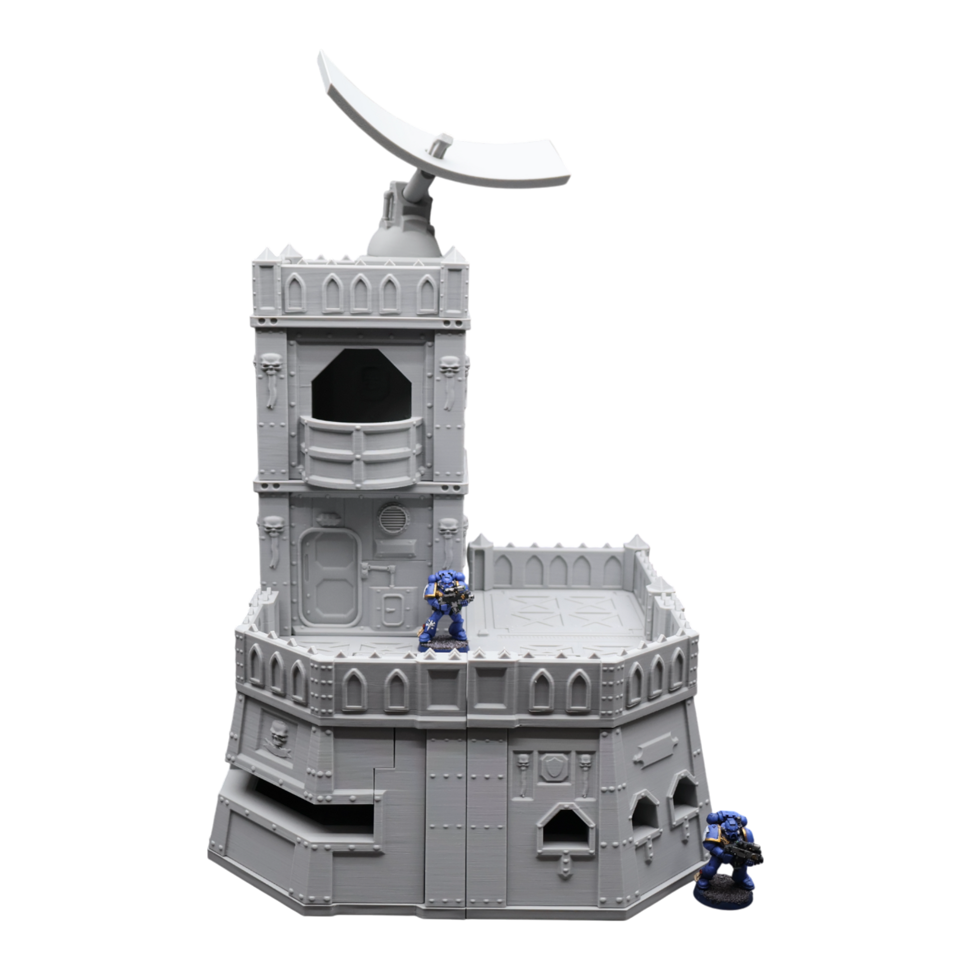 Wargaming 28mm scatter terrain scenery showing 3D-printed item that is compatible with games such as Warhammer 40K, Star Wars Legions, D+D, Dungeons and Dragons, Sci-Fi, Fantasy and other miniature tabletop games. Brand Jawar3d found at www.jawar3d.co.uk.