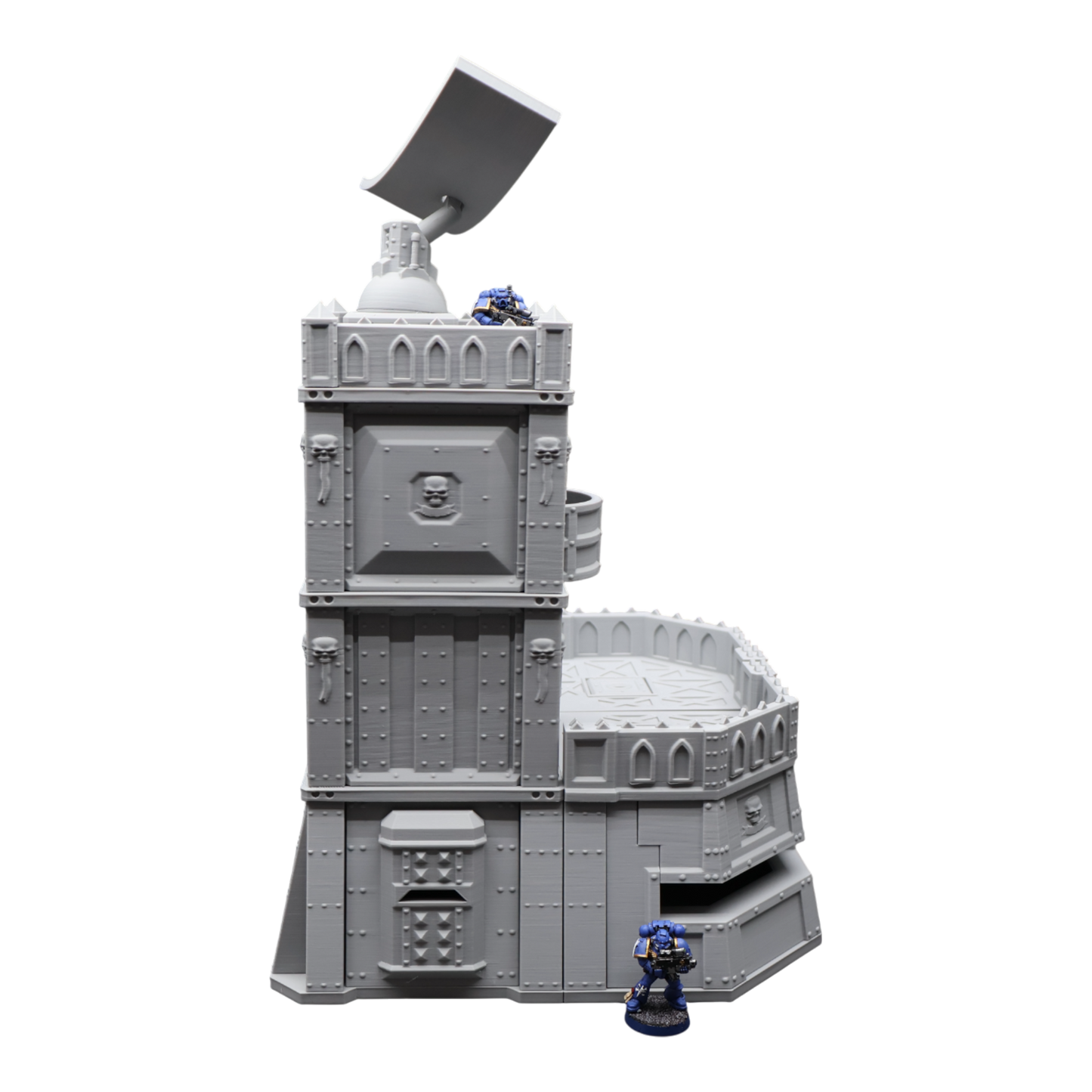 Wargaming 28mm scatter terrain scenery showing 3D-printed item that is compatible with games such as Warhammer 40K, Star Wars Legions, D+D, Dungeons and Dragons, Sci-Fi, Fantasy and other miniature tabletop games. Brand Jawar3d found at www.jawar3d.co.uk.