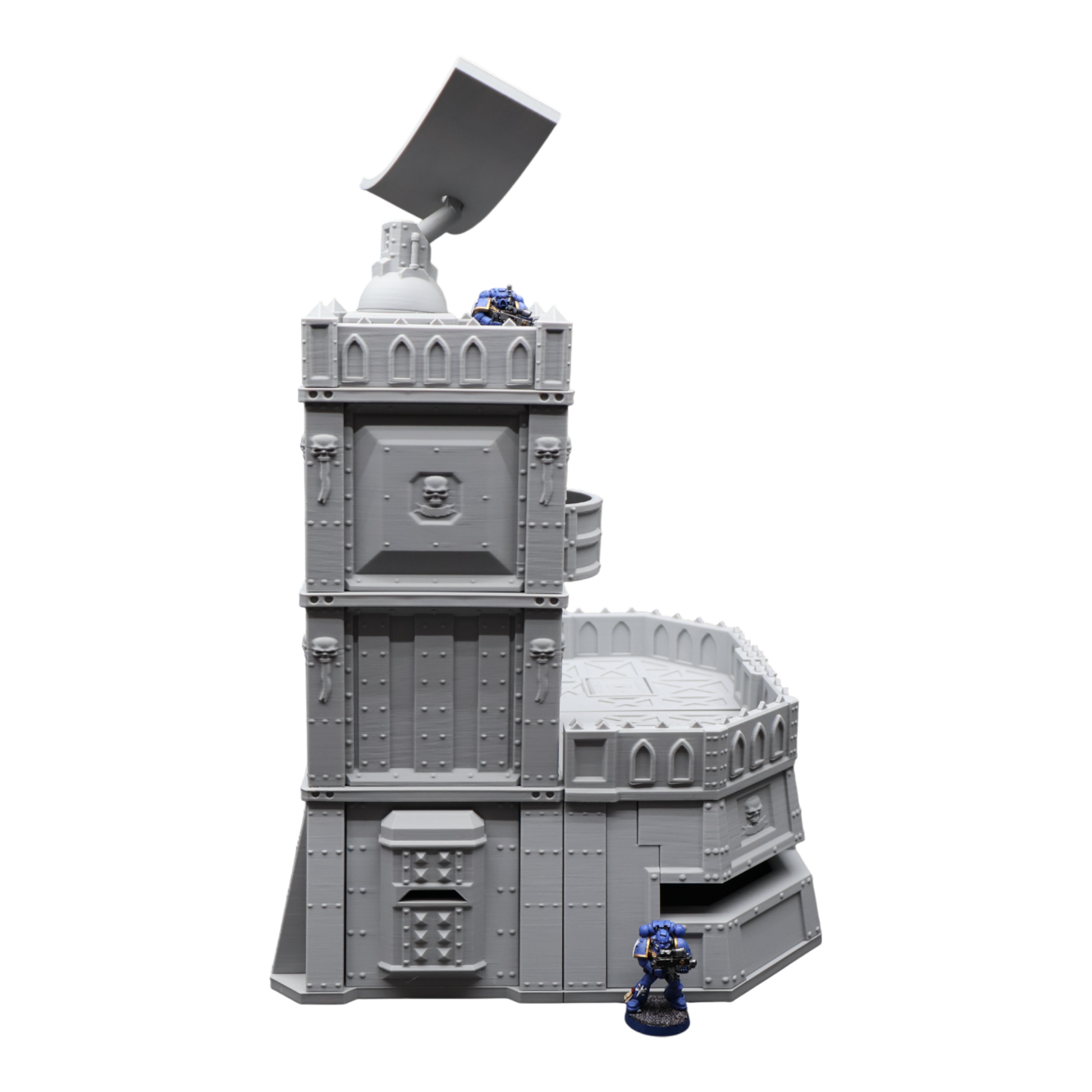 Wargaming 28mm scatter terrain scenery showing 3D-printed item that is compatible with games such as Warhammer 40K, Star Wars Legions, D+D, Dungeons and Dragons, Sci-Fi, Fantasy and other miniature tabletop games. Brand Jawar3d found at www.jawar3d.co.uk.