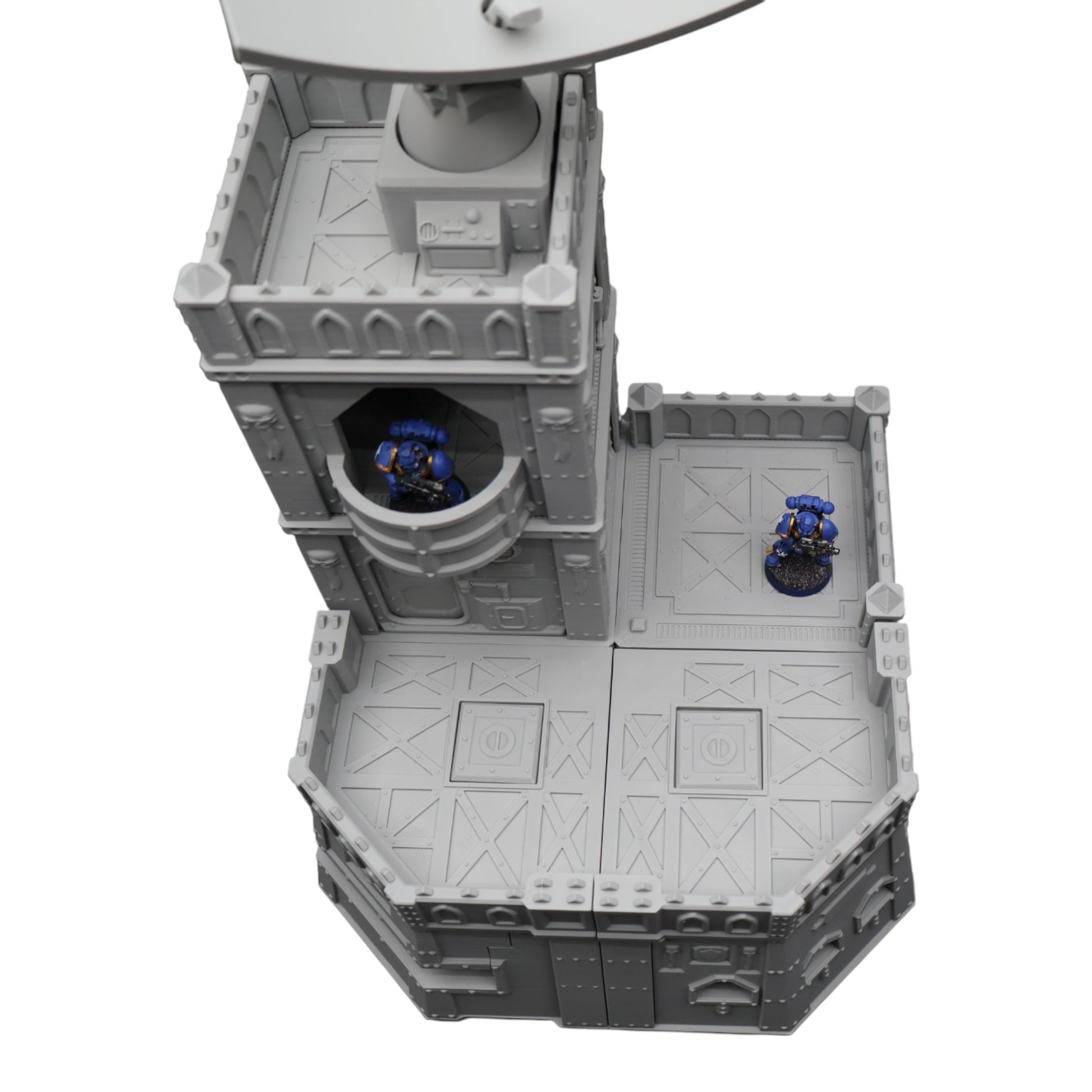 Wargaming 28mm scatter terrain scenery showing 3D-printed item that is compatible with games such as Warhammer 40K, Star Wars Legions, D+D, Dungeons and Dragons, Sci-Fi, Fantasy and other miniature tabletop games. Brand Jawar3d found at www.jawar3d.co.uk.