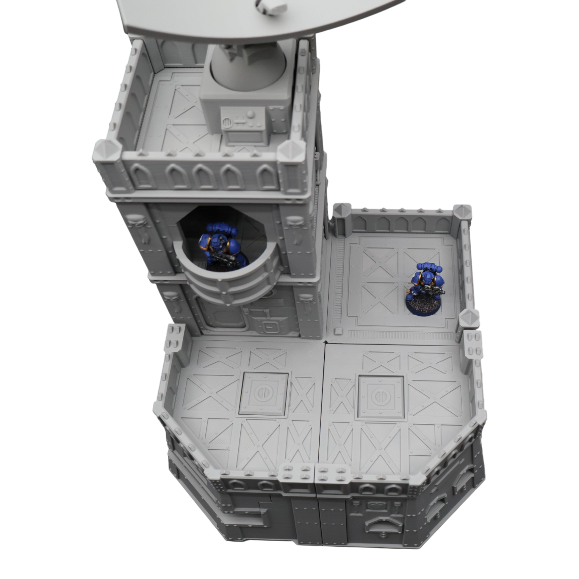 Wargaming 28mm scatter terrain scenery showing 3D-printed item that is compatible with games such as Warhammer 40K, Star Wars Legions, D+D, Dungeons and Dragons, Sci-Fi, Fantasy and other miniature tabletop games. Brand Jawar3d found at www.jawar3d.co.uk.