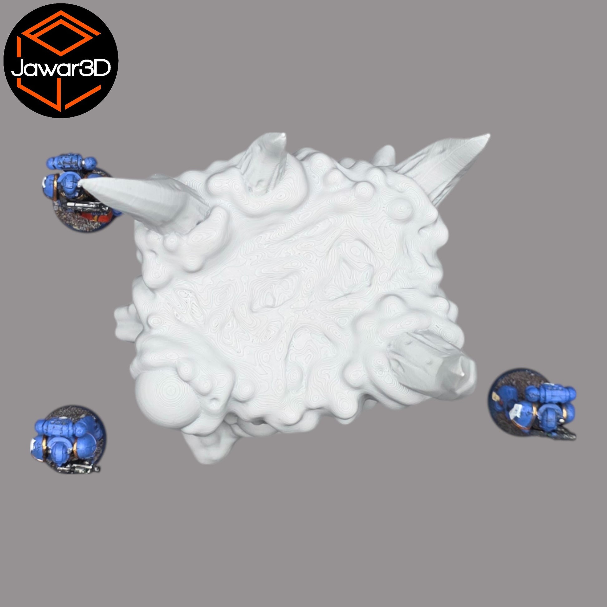 Wargaming 28mm scatter terrain scenery showing 3D-printed item that is compatible with games such as Warhammer 40K, Star Wars Legions, D+D, Dungeons and Dragons, Sci-Fi, Fantasy and other miniature tabletop games. Brand Jawar3d found at www.jawar3d.co.uk.