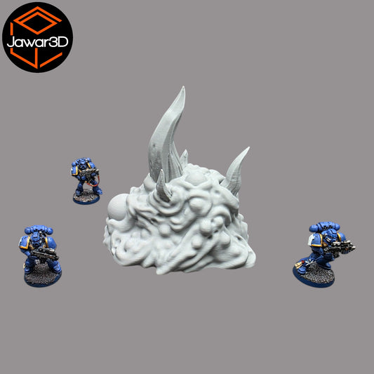 Wargaming 28mm scatter terrain scenery showing 3D-printed item that is compatible with games such as Warhammer 40K, Star Wars Legions, D+D, Dungeons and Dragons, Sci-Fi, Fantasy and other miniature tabletop games. Brand Jawar3d found at www.jawar3d.co.uk.