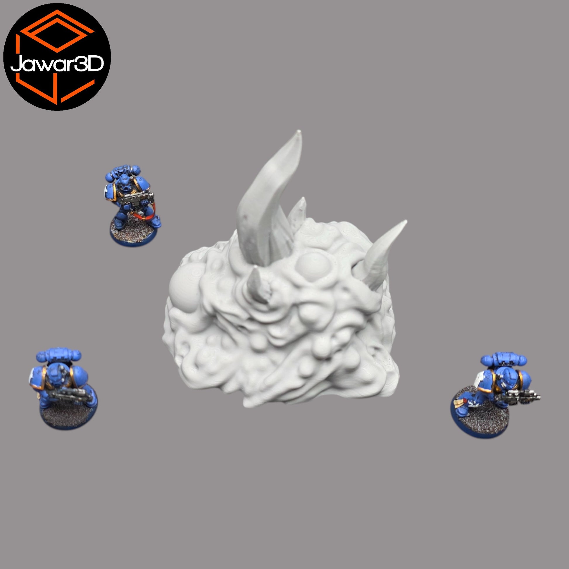 Wargaming 28mm scatter terrain scenery showing 3D-printed item that is compatible with games such as Warhammer 40K, Star Wars Legions, D+D, Dungeons and Dragons, Sci-Fi, Fantasy and other miniature tabletop games. Brand Jawar3d found at www.jawar3d.co.uk.