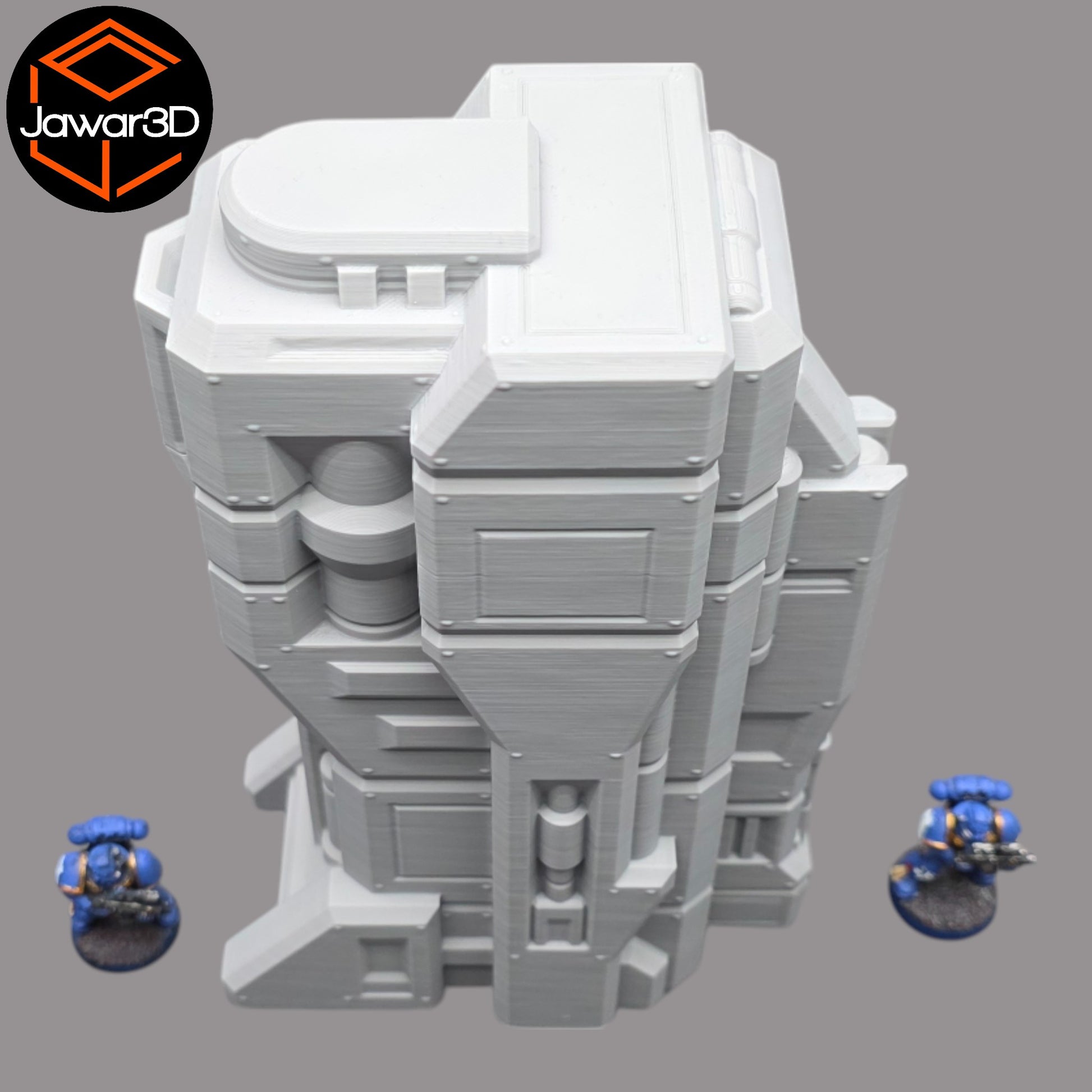 Wargaming 28mm scatter terrain scenery showing 3D-printed item that is compatible with games such as Warhammer 40K, Star Wars Legions, D+D, Dungeons and Dragons, Sci-Fi, Fantasy and other miniature tabletop games. Brand Jawar3d found at www.jawar3d.co.uk.