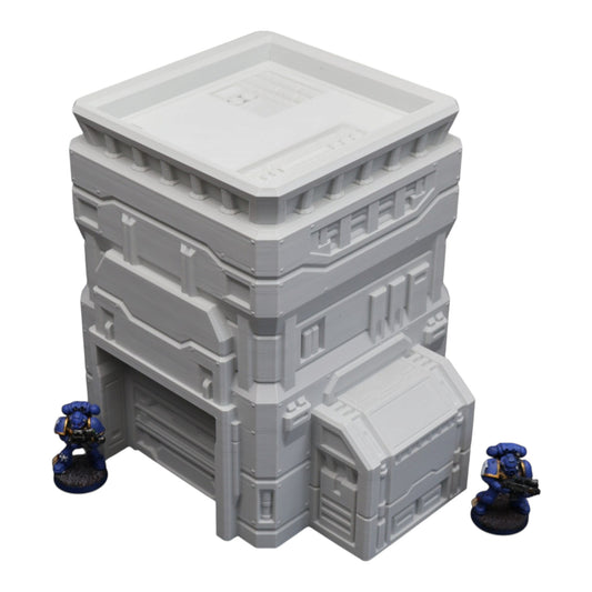 Wargaming 28mm scatter terrain scenery showing 3D-printed item that is compatible with games such as Warhammer 40K, Star Wars Legions, D+D, Dungeons and Dragons, Sci-Fi, Fantasy and other miniature tabletop games. Brand Jawar3d found at www.jawar3d.co.uk.