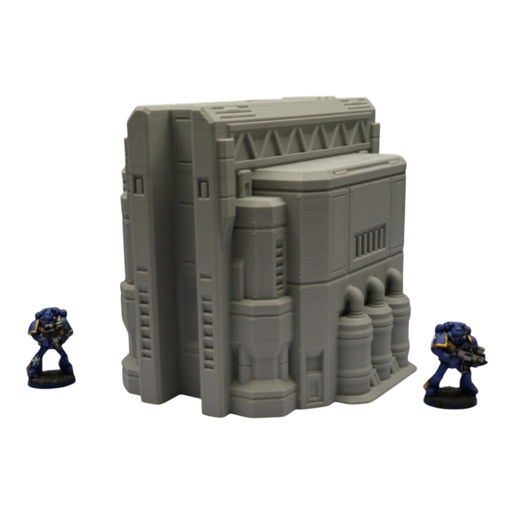 Wargaming 28mm scatter terrain scenery showing 3D-printed item that is compatible with games such as Warhammer 40K, Star Wars Legions, D+D, Dungeons and Dragons, Sci-Fi, Fantasy and other miniature tabletop games. Brand Jawar3d found at www.jawar3d.co.uk.