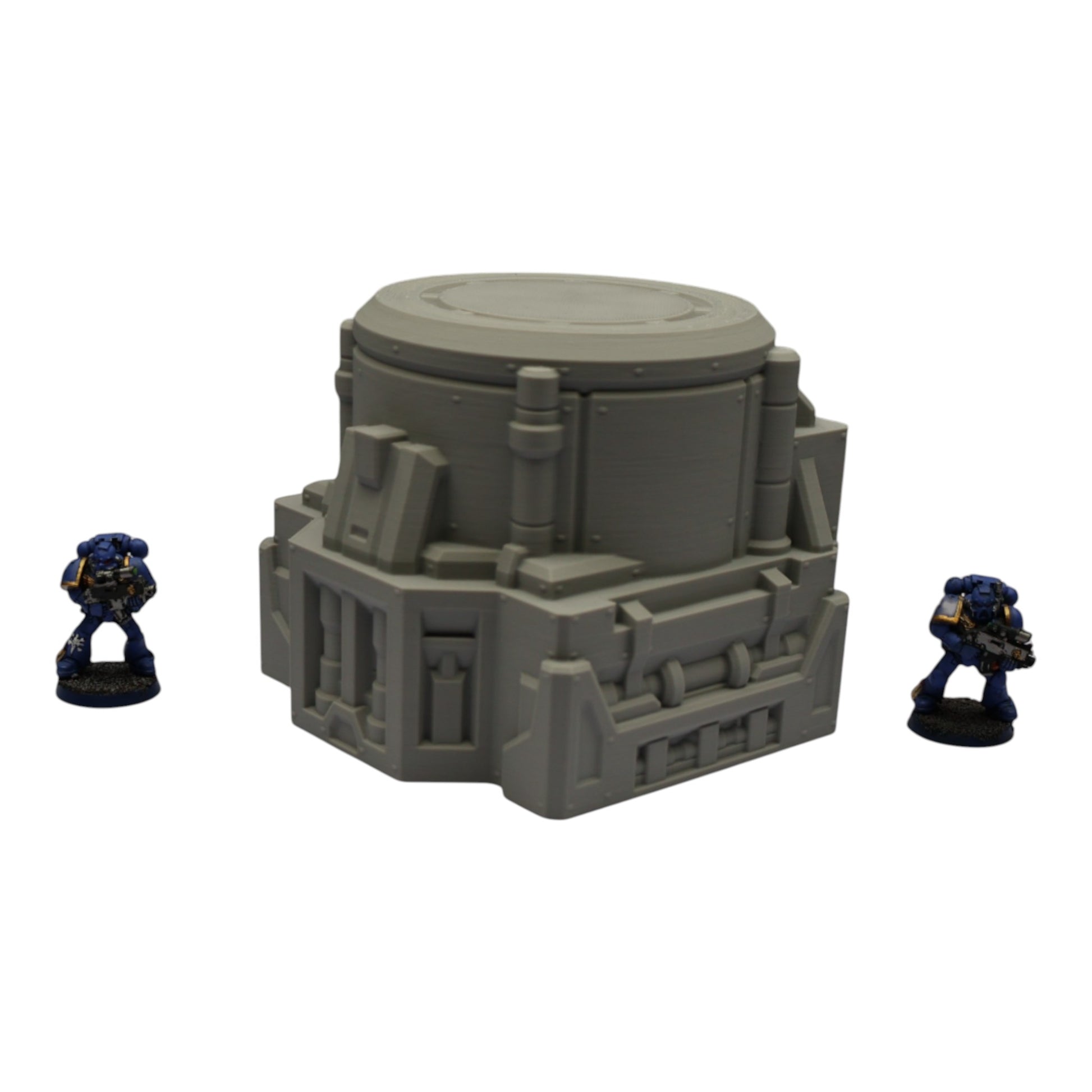 Wargaming 28mm scatter terrain scenery showing 3D-printed item that is compatible with games such as Warhammer 40K, Star Wars Legions, D+D, Dungeons and Dragons, Sci-Fi, Fantasy and other miniature tabletop games. Brand Jawar3d found at www.jawar3d.co.uk.