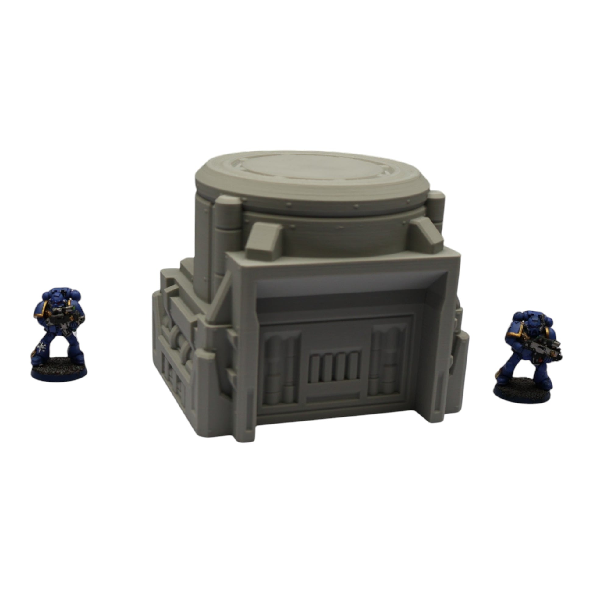 Wargaming 28mm scatter terrain scenery showing 3D-printed item that is compatible with games such as Warhammer 40K, Star Wars Legions, D+D, Dungeons and Dragons, Sci-Fi, Fantasy and other miniature tabletop games. Brand Jawar3d found at www.jawar3d.co.uk.