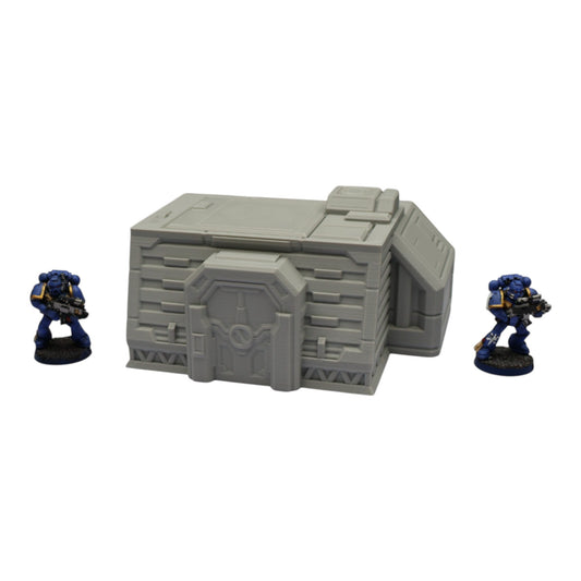Wargaming 28mm scatter terrain scenery showing 3D-printed item that is compatible with games such as Warhammer 40K, Star Wars Legions, D+D, Dungeons and Dragons, Sci-Fi, Fantasy and other miniature tabletop games. Brand Jawar3d found at www.jawar3d.co.uk.