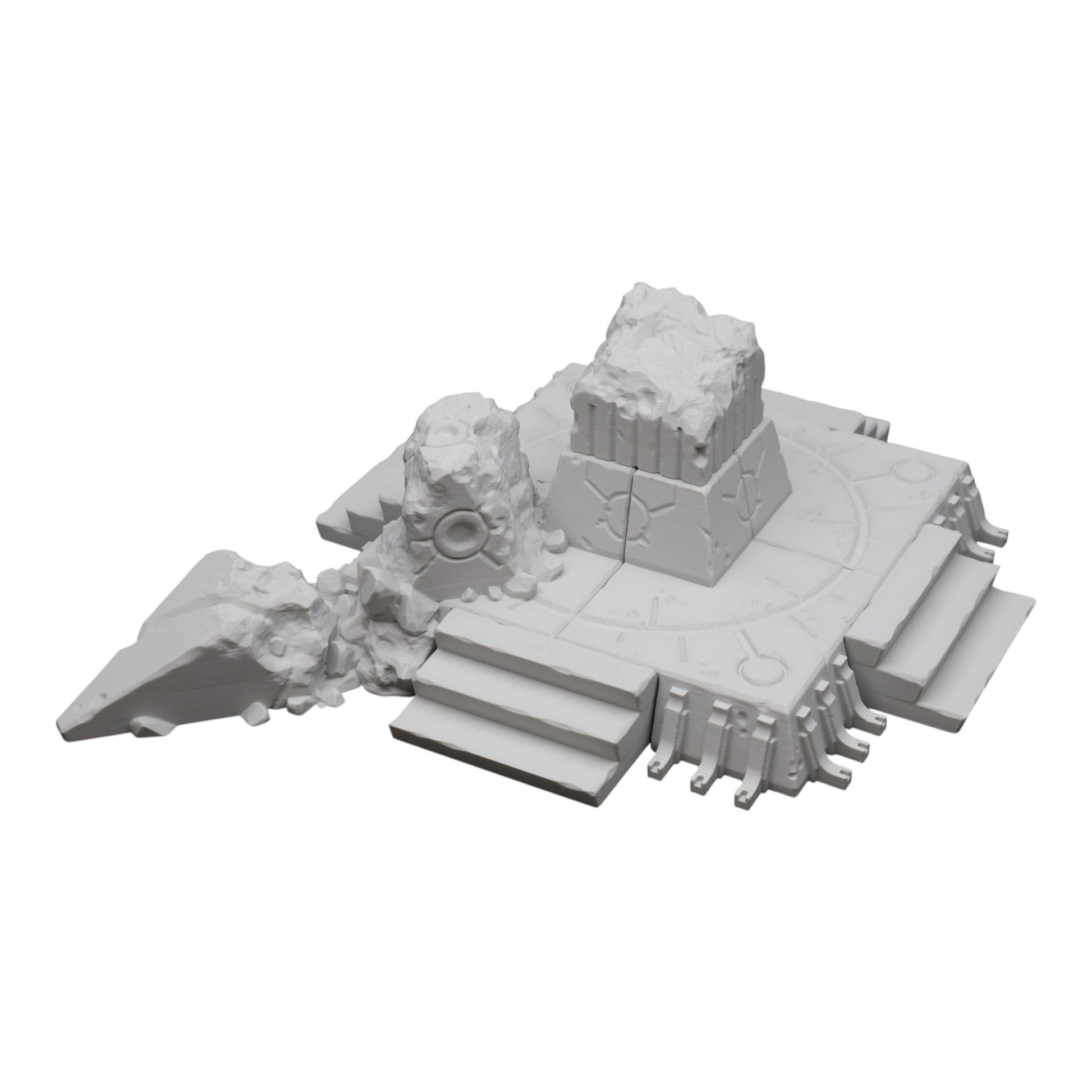 Wargaming 28mm scatter terrain scenery showing 3D-printed item that is compatible with games such as Warhammer 40K, Star Wars Legions, D+D, Dungeons and Dragons, Sci-Fi, Fantasy and other miniature tabletop games. Brand Jawar3d found at www.jawar3d.co.uk.