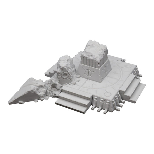 Wargaming 28mm scatter terrain scenery showing 3D-printed item that is compatible with games such as Warhammer 40K, Star Wars Legions, D+D, Dungeons and Dragons, Sci-Fi, Fantasy and other miniature tabletop games. Brand Jawar3d found at www.jawar3d.co.uk.