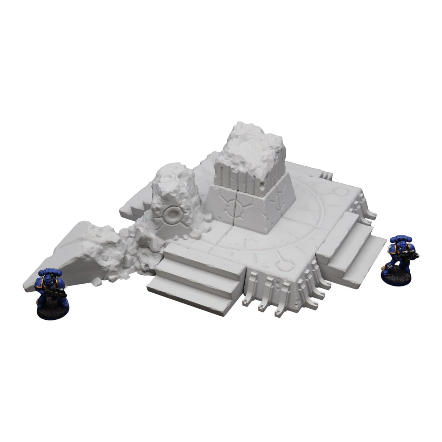 Wargaming 28mm scatter terrain scenery showing 3D-printed item that is compatible with games such as Warhammer 40K, Star Wars Legions, D+D, Dungeons and Dragons, Sci-Fi, Fantasy and other miniature tabletop games. Brand Jawar3d found at www.jawar3d.co.uk.