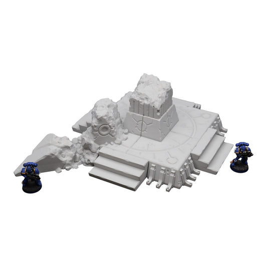 Wargaming 28mm scatter terrain scenery showing 3D-printed item that is compatible with games such as Warhammer 40K, Star Wars Legions, D+D, Dungeons and Dragons, Sci-Fi, Fantasy and other miniature tabletop games. Brand Jawar3d found at www.jawar3d.co.uk.