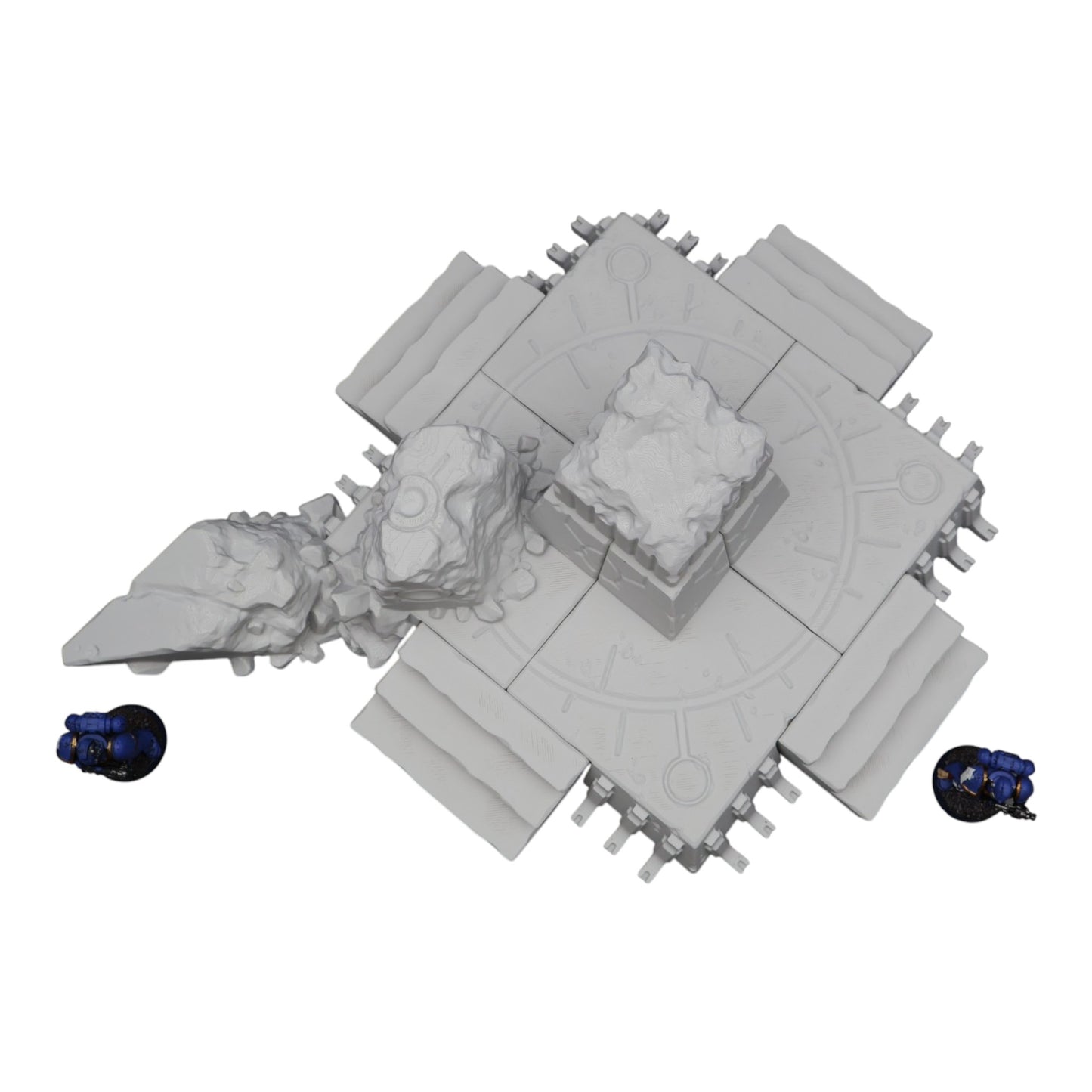 Wargaming 28mm scatter terrain scenery showing 3D-printed item that is compatible with games such as Warhammer 40K, Star Wars Legions, D+D, Dungeons and Dragons, Sci-Fi, Fantasy and other miniature tabletop games. Brand Jawar3d found at www.jawar3d.co.uk.