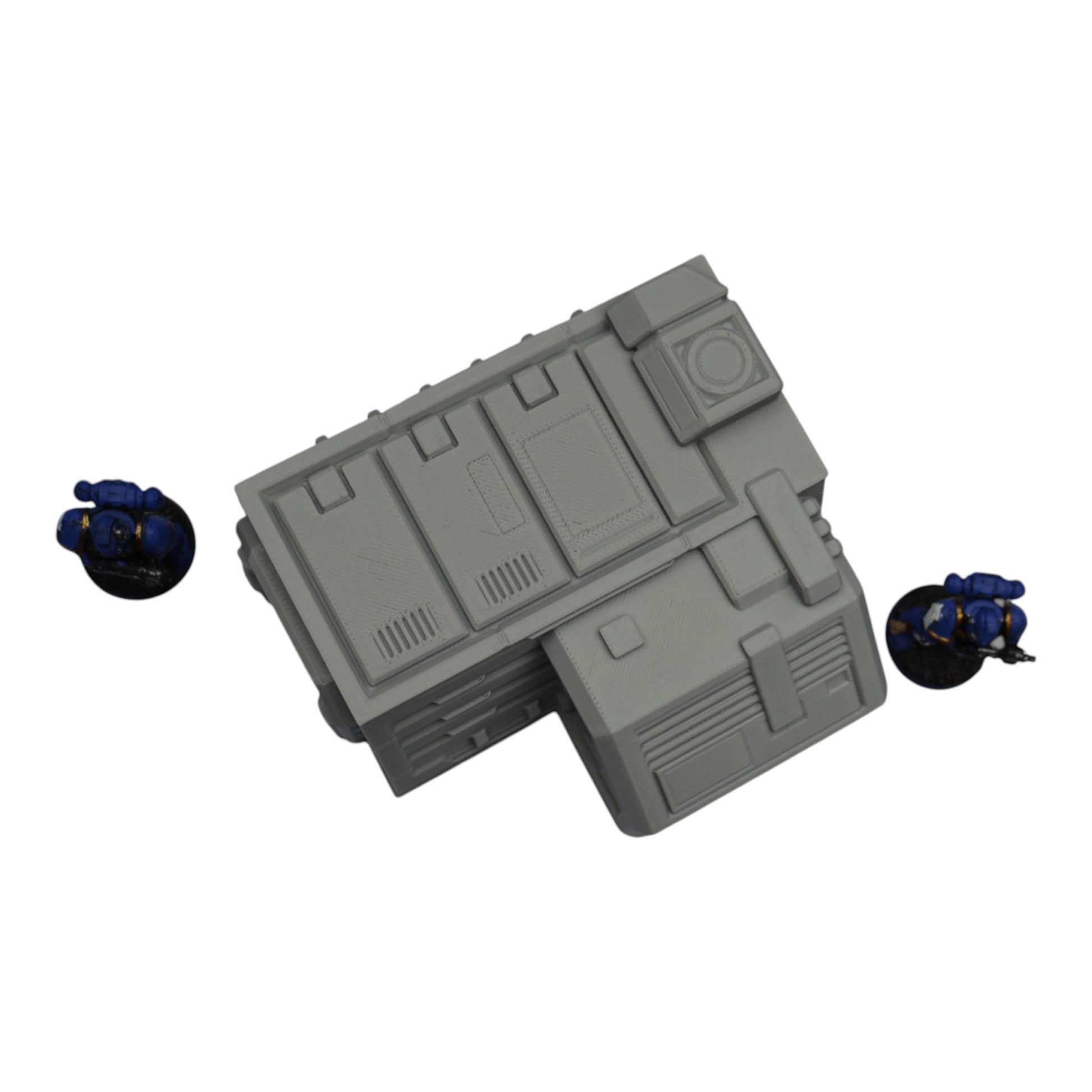 Wargaming 28mm scatter terrain scenery showing 3D-printed item that is compatible with games such as Warhammer 40K, Star Wars Legions, D+D, Dungeons and Dragons, Sci-Fi, Fantasy and other miniature tabletop games. Brand Jawar3d found at www.jawar3d.co.uk.