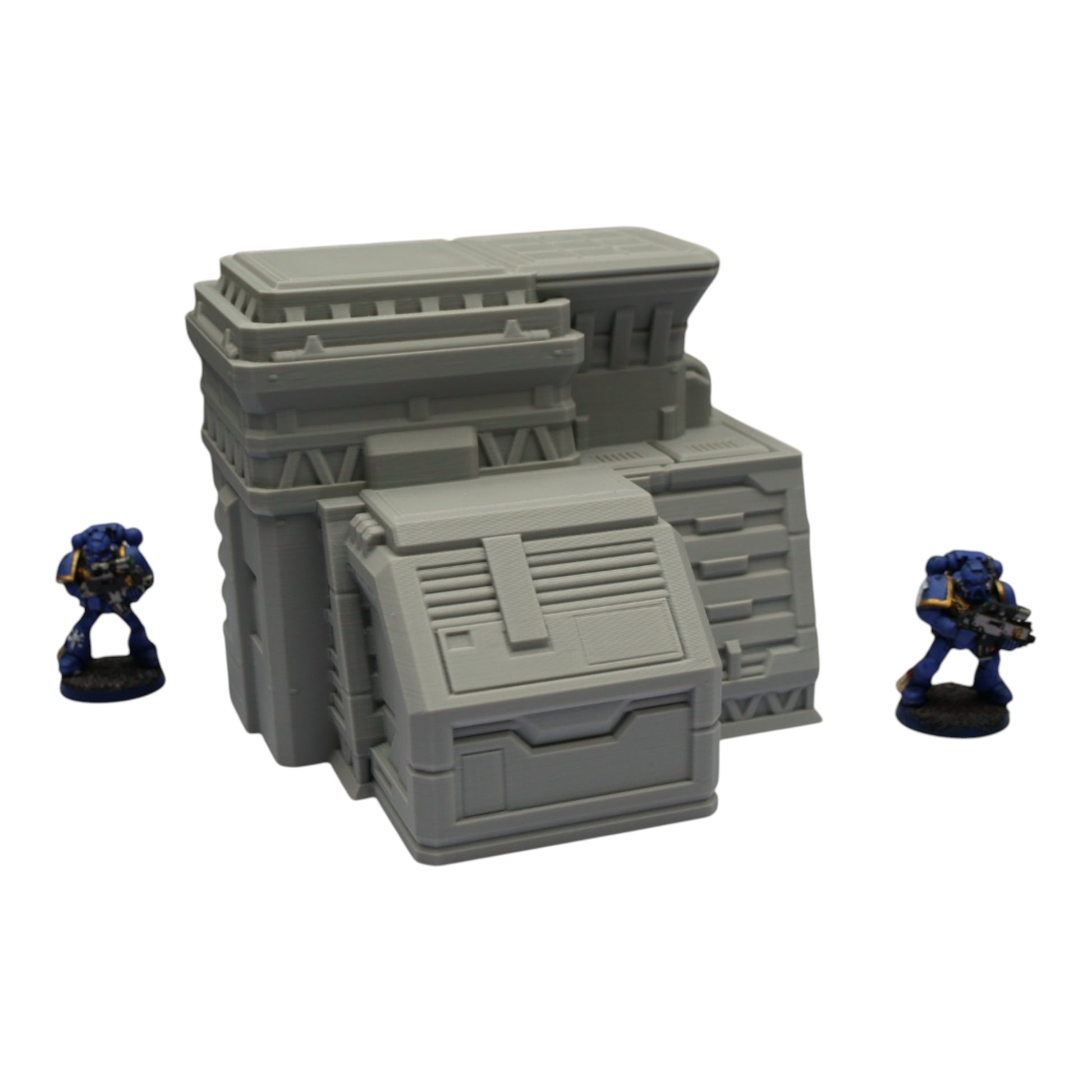 Wargaming 28mm scatter terrain scenery showing 3D-printed item that is compatible with games such as Warhammer 40K, Star Wars Legions, D+D, Dungeons and Dragons, Sci-Fi, Fantasy and other miniature tabletop games. Brand Jawar3d found at www.jawar3d.co.uk.