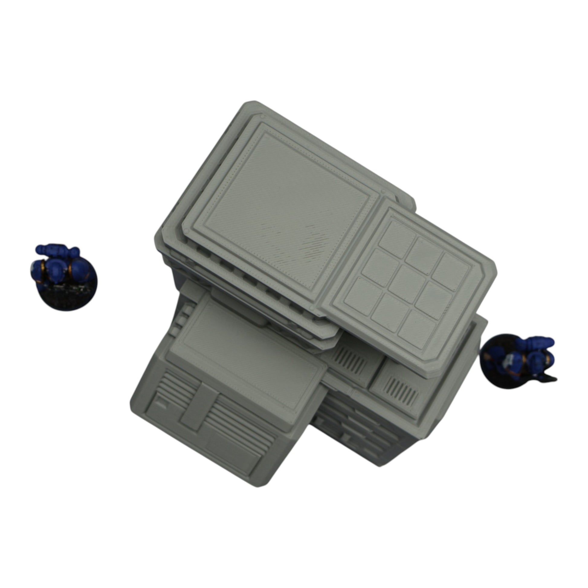 Wargaming 28mm scatter terrain scenery showing 3D-printed item that is compatible with games such as Warhammer 40K, Star Wars Legions, D+D, Dungeons and Dragons, Sci-Fi, Fantasy and other miniature tabletop games. Brand Jawar3d found at www.jawar3d.co.uk.