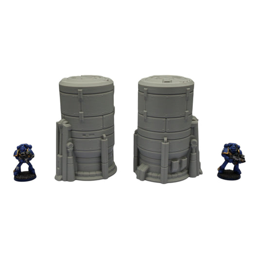 Wargaming 28mm scatter terrain scenery showing 3D-printed item that is compatible with games such as Warhammer 40K, Star Wars Legions, D+D, Dungeons and Dragons, Sci-Fi, Fantasy and other miniature tabletop games. Brand Jawar3d found at www.jawar3d.co.uk.