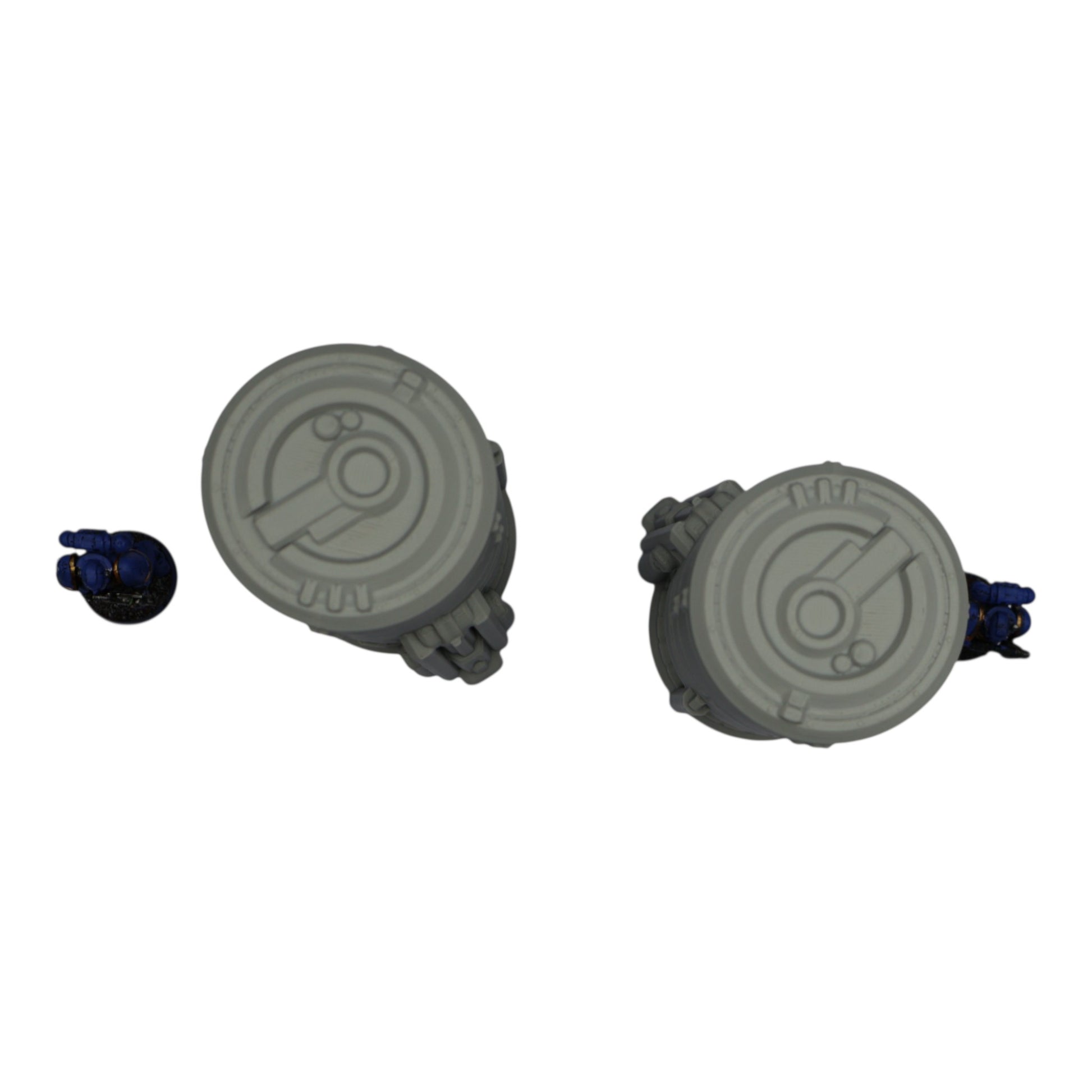 Wargaming 28mm scatter terrain scenery showing 3D-printed item that is compatible with games such as Warhammer 40K, Star Wars Legions, D+D, Dungeons and Dragons, Sci-Fi, Fantasy and other miniature tabletop games. Brand Jawar3d found at www.jawar3d.co.uk.