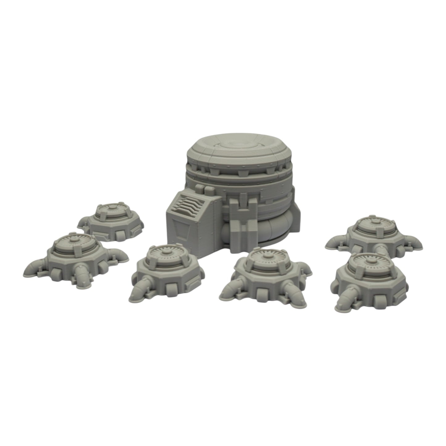 Wargaming 28mm scatter terrain scenery showing 3D-printed item that is compatible with games such as Warhammer 40K, Star Wars Legions, D+D, Dungeons and Dragons, Sci-Fi, Fantasy and other miniature tabletop games. Brand Jawar3d found at www.jawar3d.co.uk.