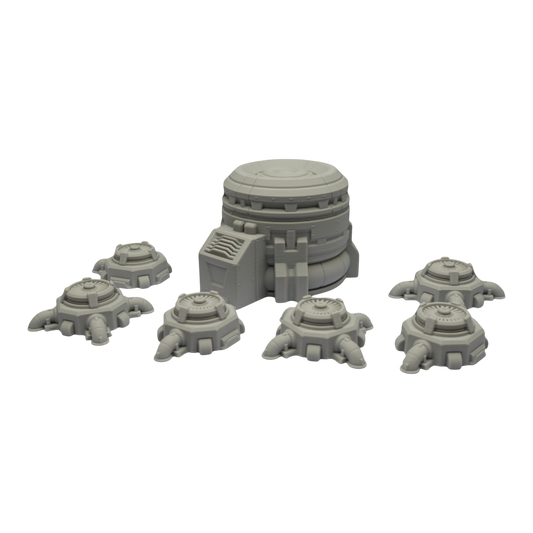 Turbine Fans - 28mm Wargaming Scatter Terrain Scenery Tabletop Grimdark