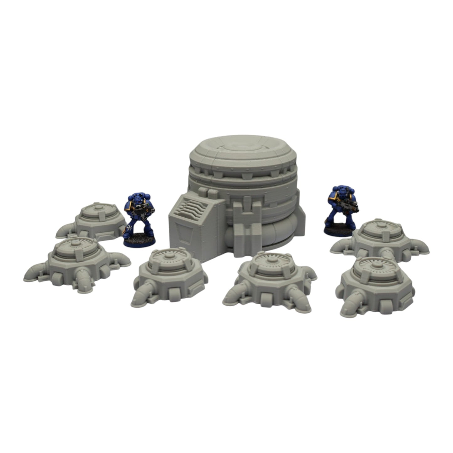 Wargaming 28mm scatter terrain scenery showing 3D-printed item that is compatible with games such as Warhammer 40K, Star Wars Legions, D+D, Dungeons and Dragons, Sci-Fi, Fantasy and other miniature tabletop games. Brand Jawar3d found at www.jawar3d.co.uk.