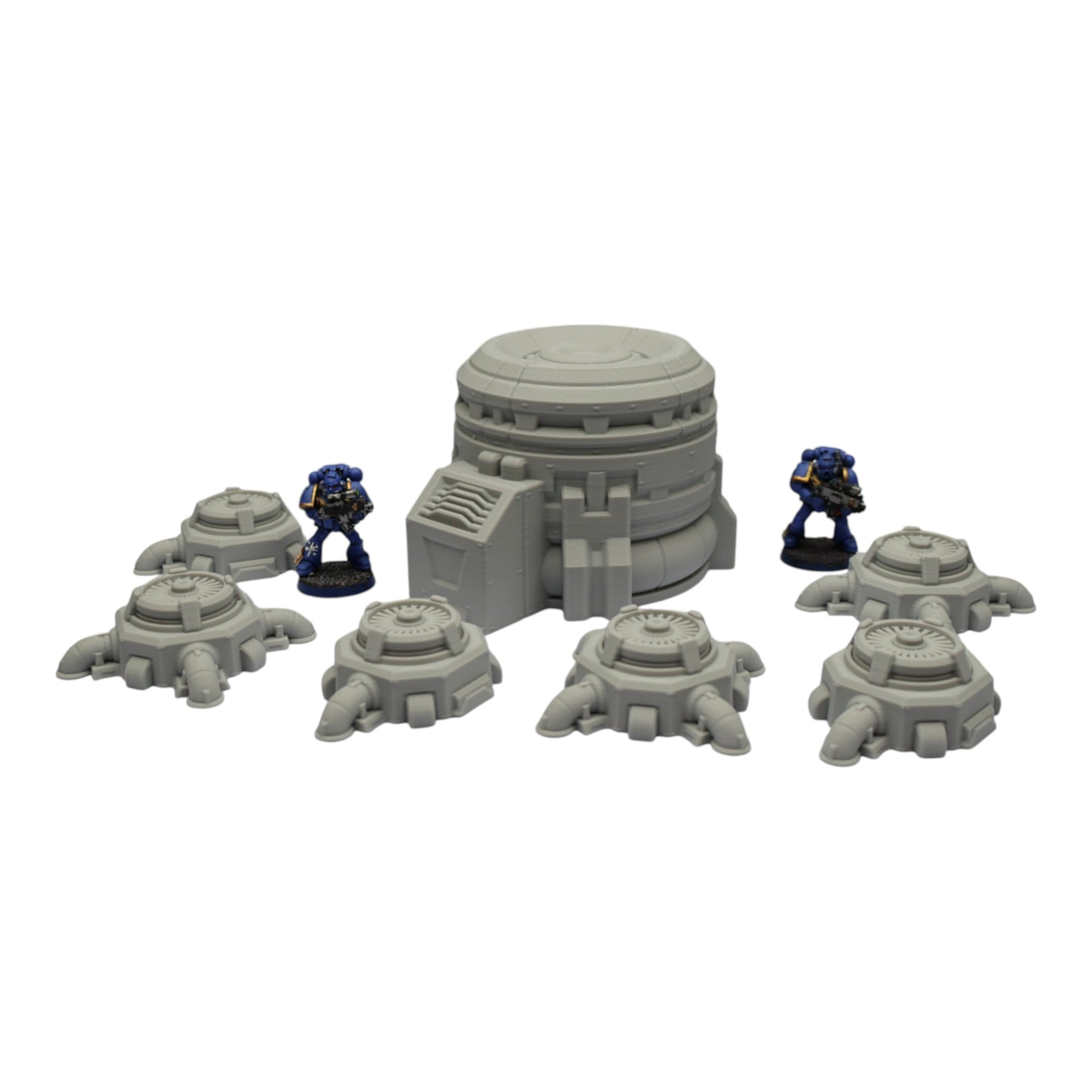 Wargaming 28mm scatter terrain scenery showing 3D-printed item that is compatible with games such as Warhammer 40K, Star Wars Legions, D+D, Dungeons and Dragons, Sci-Fi, Fantasy and other miniature tabletop games. Brand Jawar3d found at www.jawar3d.co.uk.