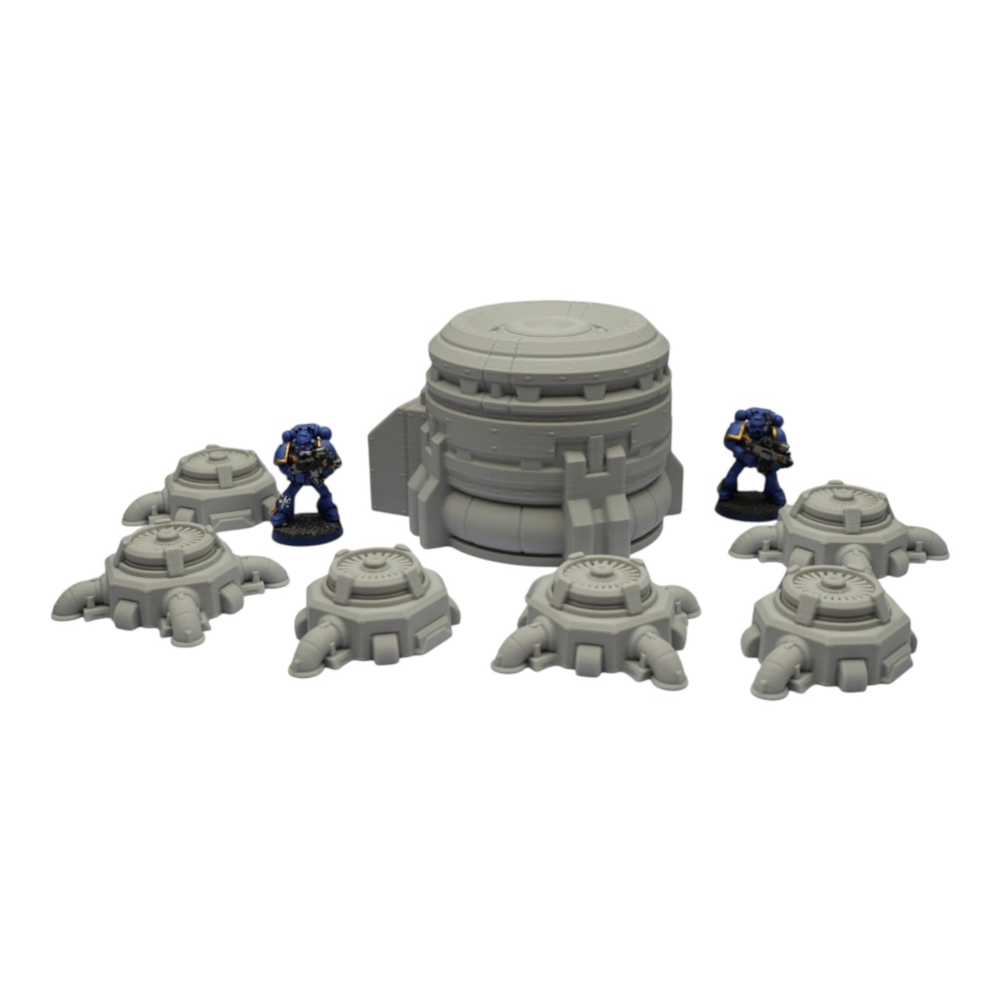 Wargaming 28mm scatter terrain scenery showing 3D-printed item that is compatible with games such as Warhammer 40K, Star Wars Legions, D+D, Dungeons and Dragons, Sci-Fi, Fantasy and other miniature tabletop games. Brand Jawar3d found at www.jawar3d.co.uk.
