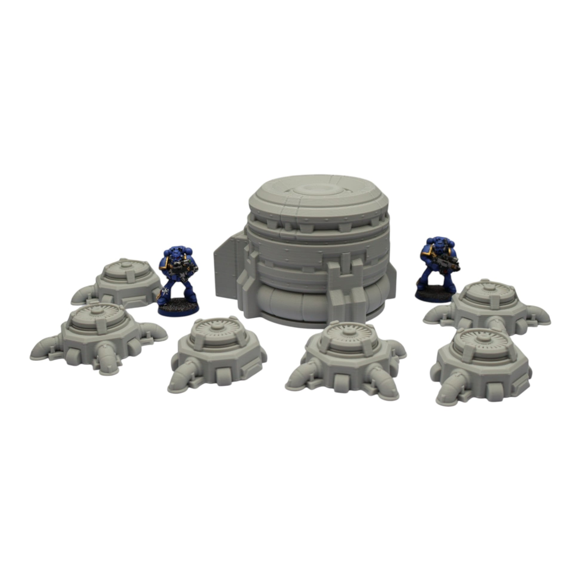 Wargaming 28mm scatter terrain scenery showing 3D-printed item that is compatible with games such as Warhammer 40K, Star Wars Legions, D+D, Dungeons and Dragons, Sci-Fi, Fantasy and other miniature tabletop games. Brand Jawar3d found at www.jawar3d.co.uk.