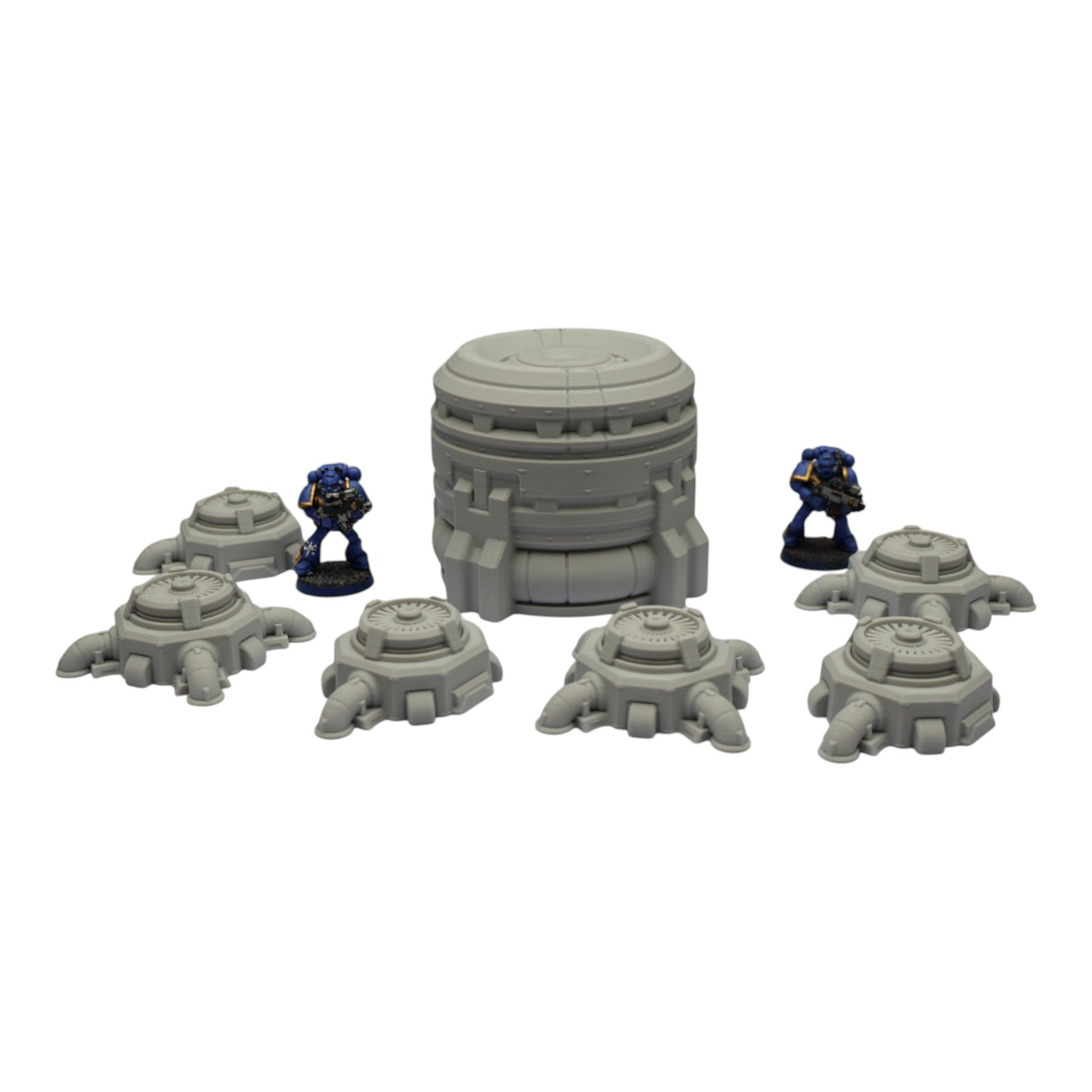 Wargaming 28mm scatter terrain scenery showing 3D-printed item that is compatible with games such as Warhammer 40K, Star Wars Legions, D+D, Dungeons and Dragons, Sci-Fi, Fantasy and other miniature tabletop games. Brand Jawar3d found at www.jawar3d.co.uk.