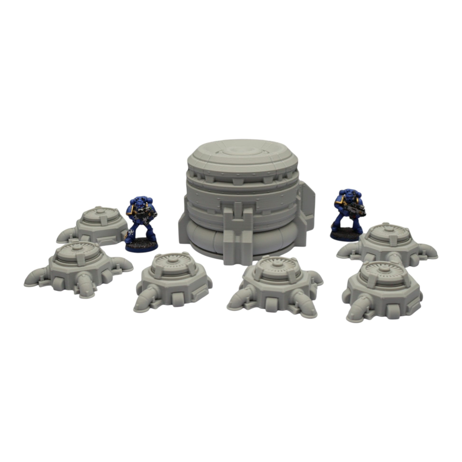 Wargaming 28mm scatter terrain scenery showing 3D-printed item that is compatible with games such as Warhammer 40K, Star Wars Legions, D+D, Dungeons and Dragons, Sci-Fi, Fantasy and other miniature tabletop games. Brand Jawar3d found at www.jawar3d.co.uk.