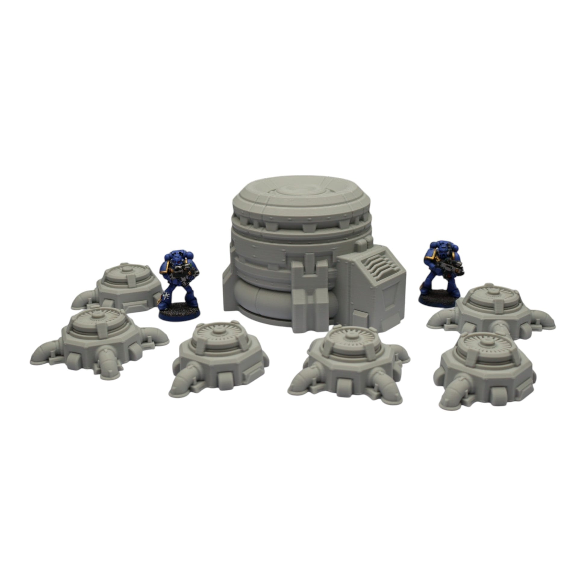 Wargaming 28mm scatter terrain scenery showing 3D-printed item that is compatible with games such as Warhammer 40K, Star Wars Legions, D+D, Dungeons and Dragons, Sci-Fi, Fantasy and other miniature tabletop games. Brand Jawar3d found at www.jawar3d.co.uk.