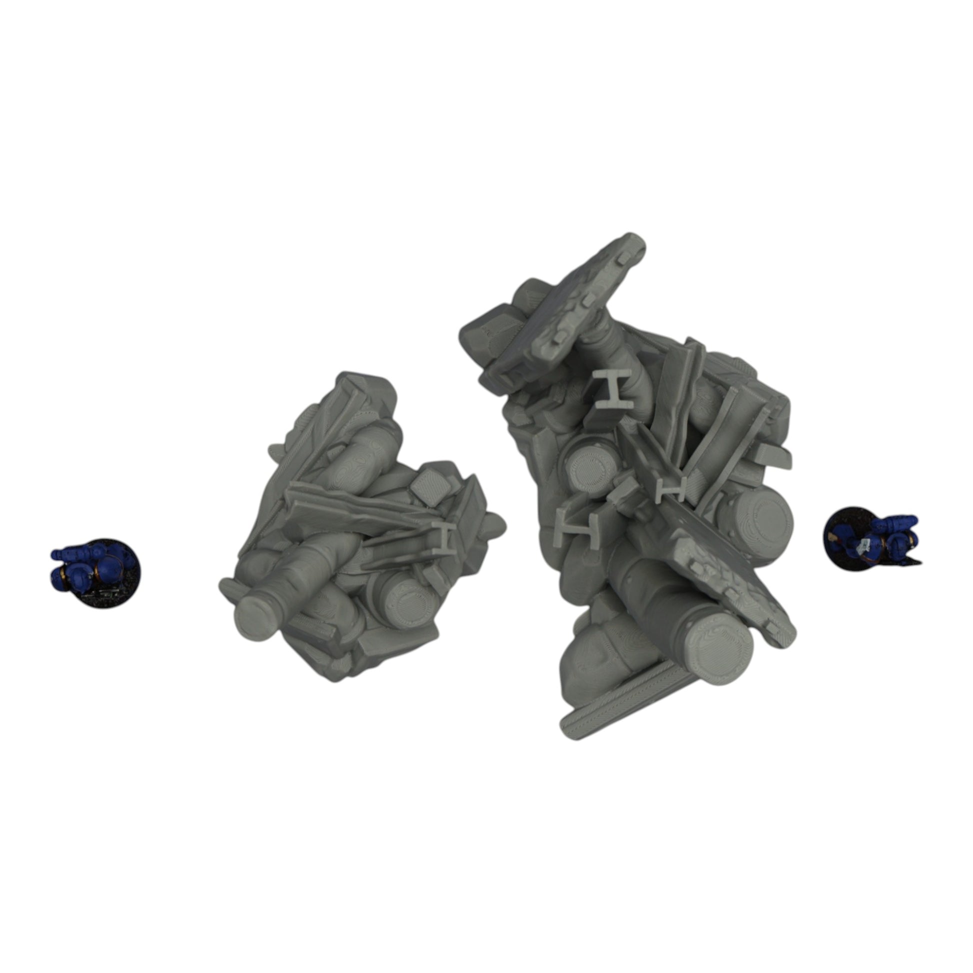 Wargaming 28mm scatter terrain scenery showing 3D-printed item that is compatible with games such as Warhammer 40K, Star Wars Legions, D+D, Dungeons and Dragons, Sci-Fi, Fantasy and other miniature tabletop games. Brand Jawar3d found at www.jawar3d.co.uk.