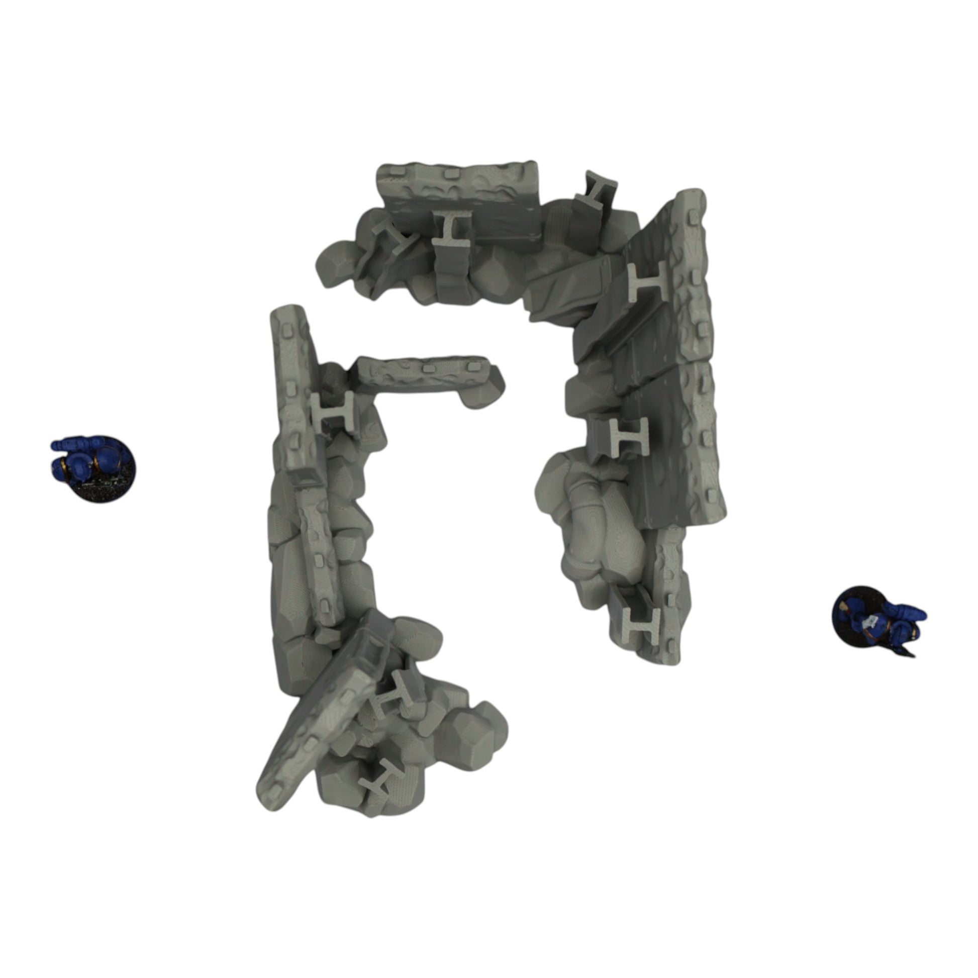 Wargaming 28mm scatter terrain scenery showing 3D-printed item that is compatible with games such as Warhammer 40K, Star Wars Legions, D+D, Dungeons and Dragons, Sci-Fi, Fantasy and other miniature tabletop games. Brand Jawar3d found at www.jawar3d.co.uk.