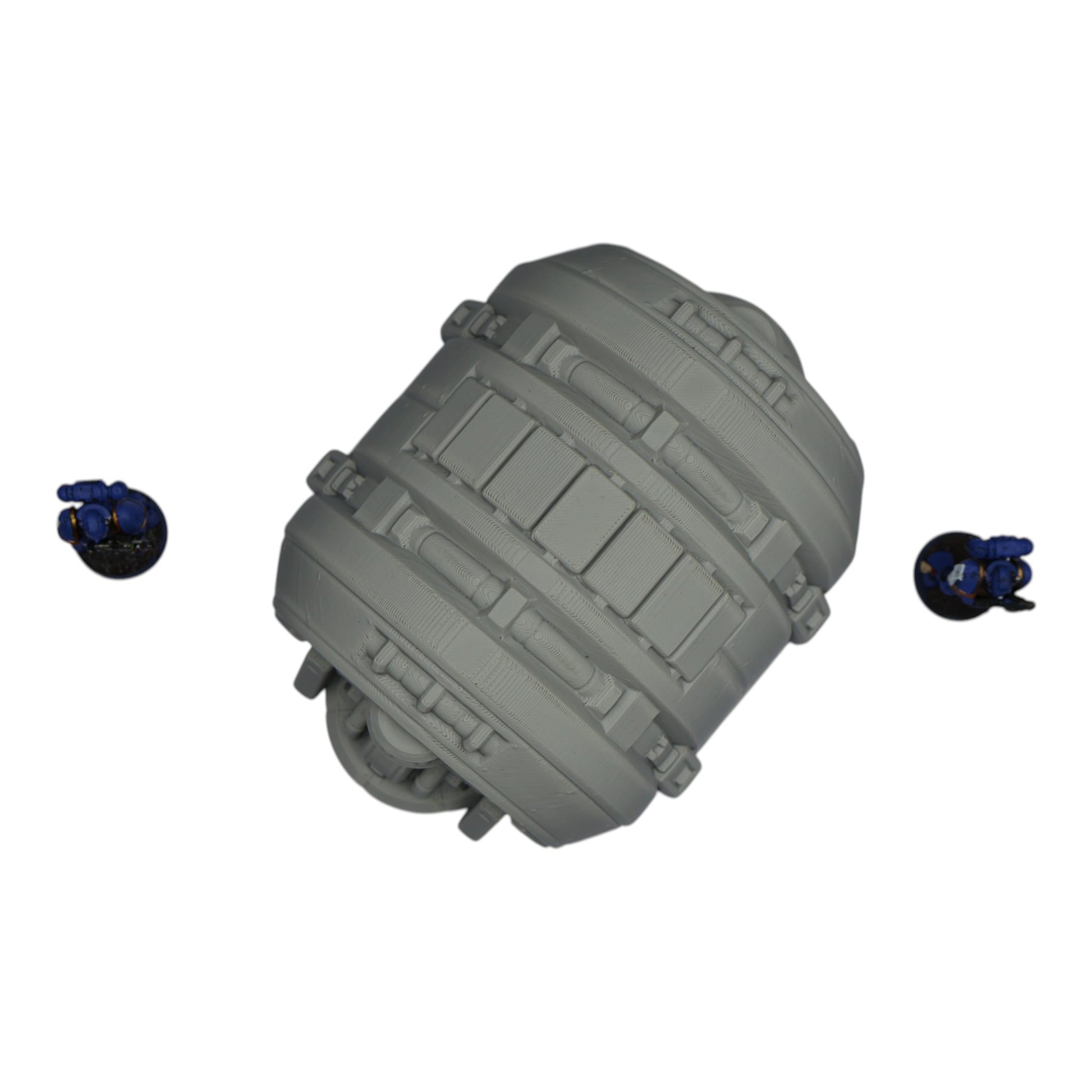 Wargaming 28mm scatter terrain scenery showing 3D-printed item that is compatible with games such as Warhammer 40K, Star Wars Legions, D+D, Dungeons and Dragons, Sci-Fi, Fantasy and other miniature tabletop games. Brand Jawar3d found at www.jawar3d.co.uk.