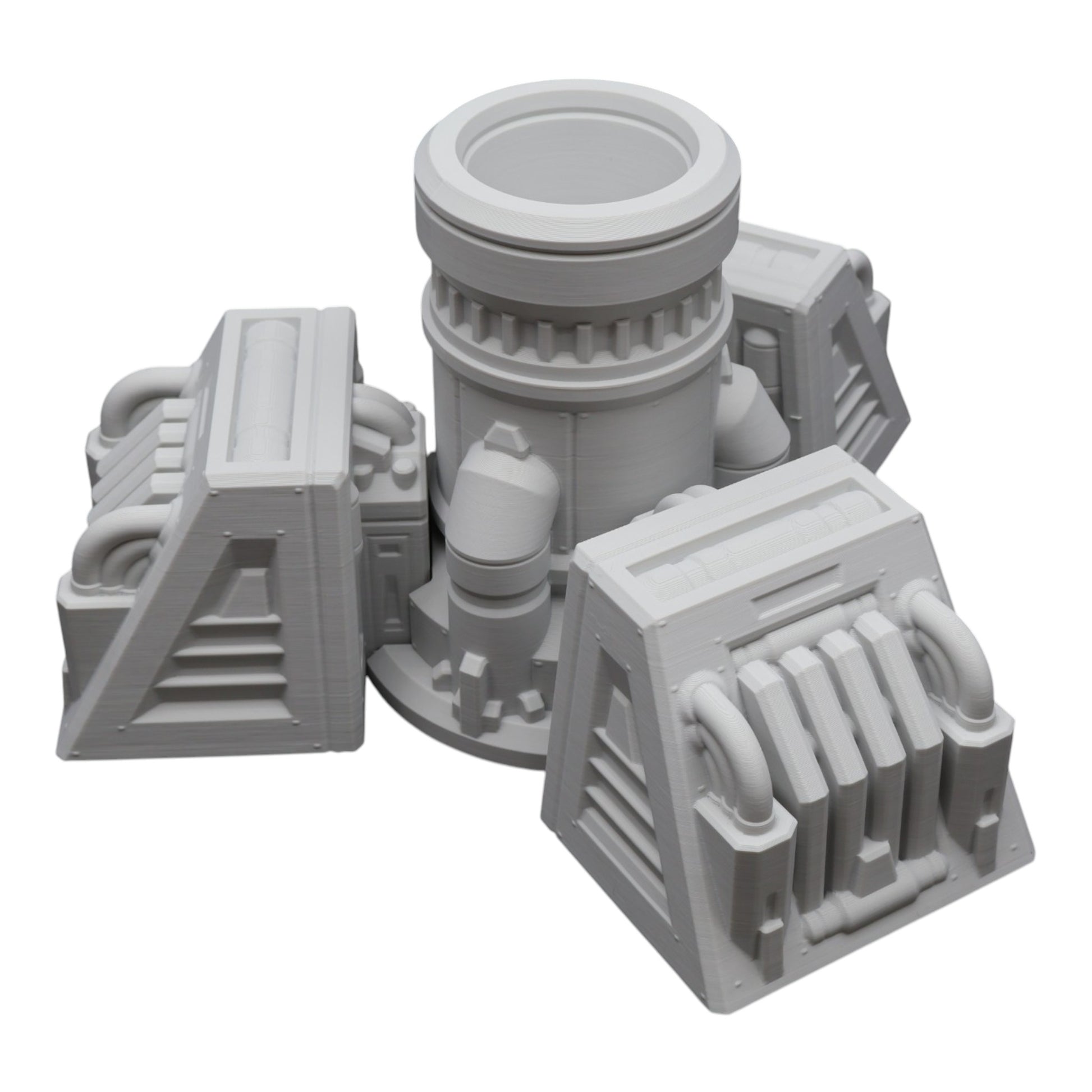 Wargaming 28mm scatter terrain scenery showing 3D-printed item that is compatible with games such as Warhammer 40K, Star Wars Legions, D+D, Dungeons and Dragons, Sci-Fi, Fantasy and other miniature tabletop games. Brand Jawar3d found at www.jawar3d.co.uk.