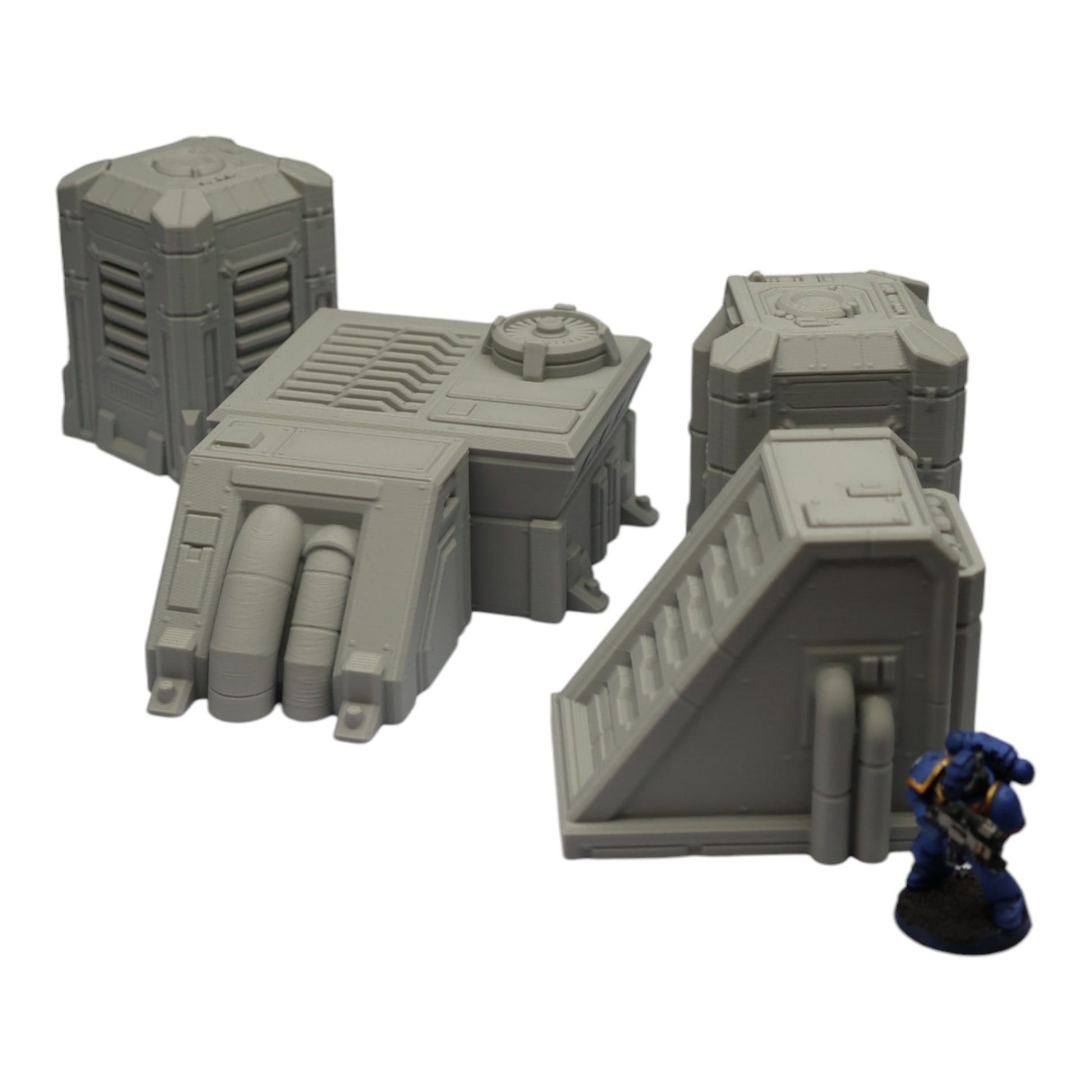 Wargaming 28mm scatter terrain scenery showing 3D-printed item that is compatible with games such as Warhammer 40K, Star Wars Legions, D+D, Dungeons and Dragons, Sci-Fi, Fantasy and other miniature tabletop games. Brand Jawar3d found at www.jawar3d.co.uk.
