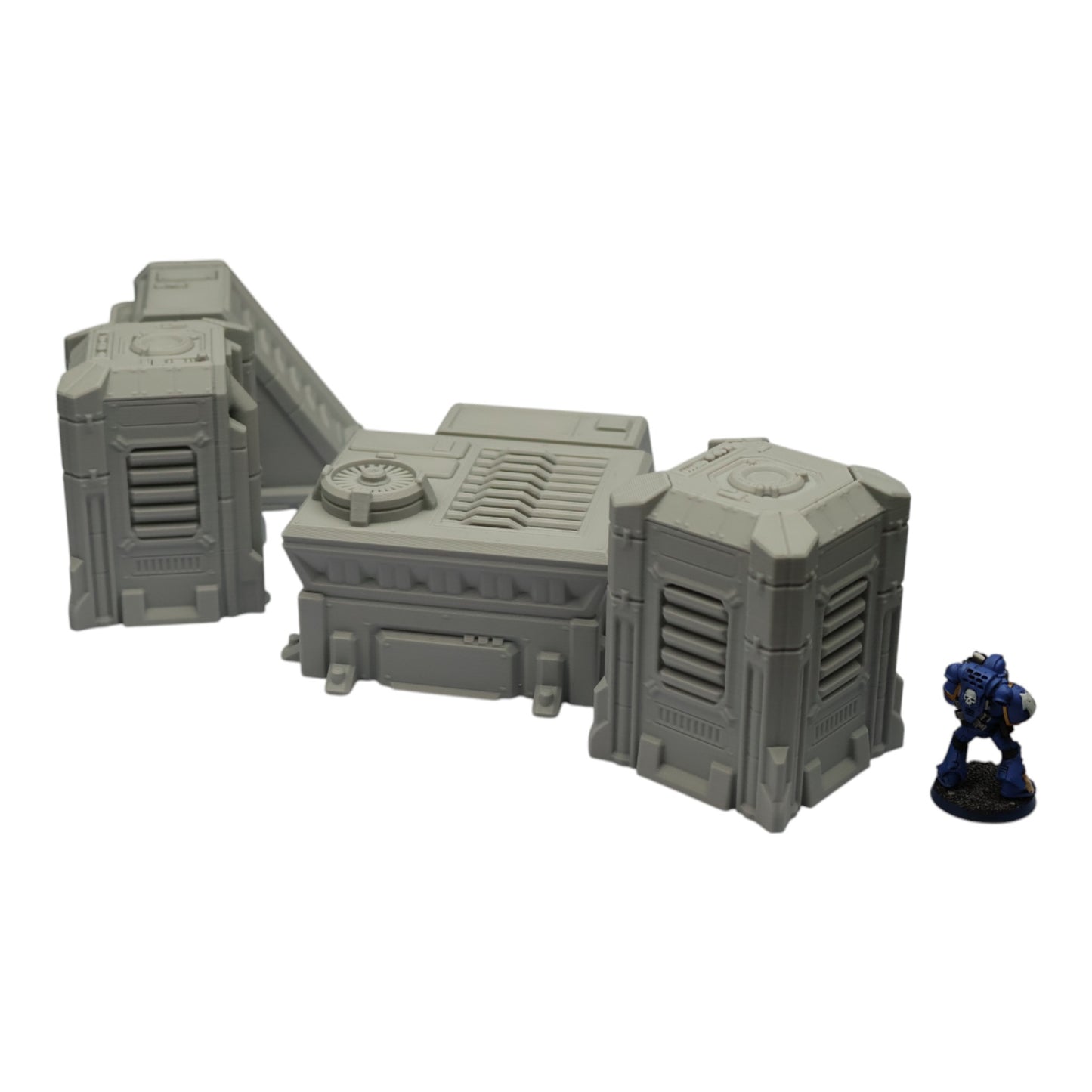 Wargaming 28mm scatter terrain scenery showing 3D-printed item that is compatible with games such as Warhammer 40K, Star Wars Legions, D+D, Dungeons and Dragons, Sci-Fi, Fantasy and other miniature tabletop games. Brand Jawar3d found at www.jawar3d.co.uk.