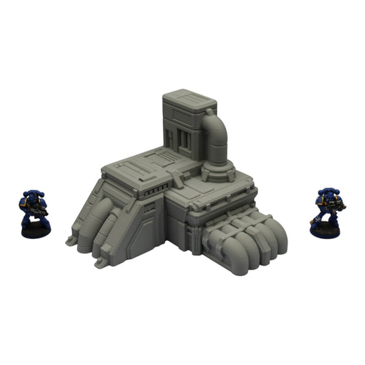 Wargaming 28mm scatter terrain scenery showing 3D-printed item that is compatible with games such as Warhammer 40K, Star Wars Legions, D+D, Dungeons and Dragons, Sci-Fi, Fantasy and other miniature tabletop games. Brand Jawar3d found at www.jawar3d.co.uk.