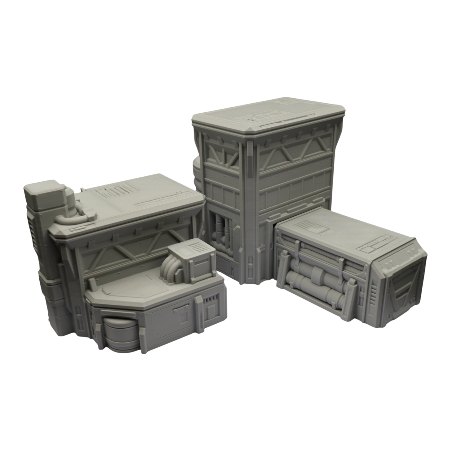 Fuel Station Set - 28mm Wargaming Scatter Terrain Scenery Tabletop Grimdark