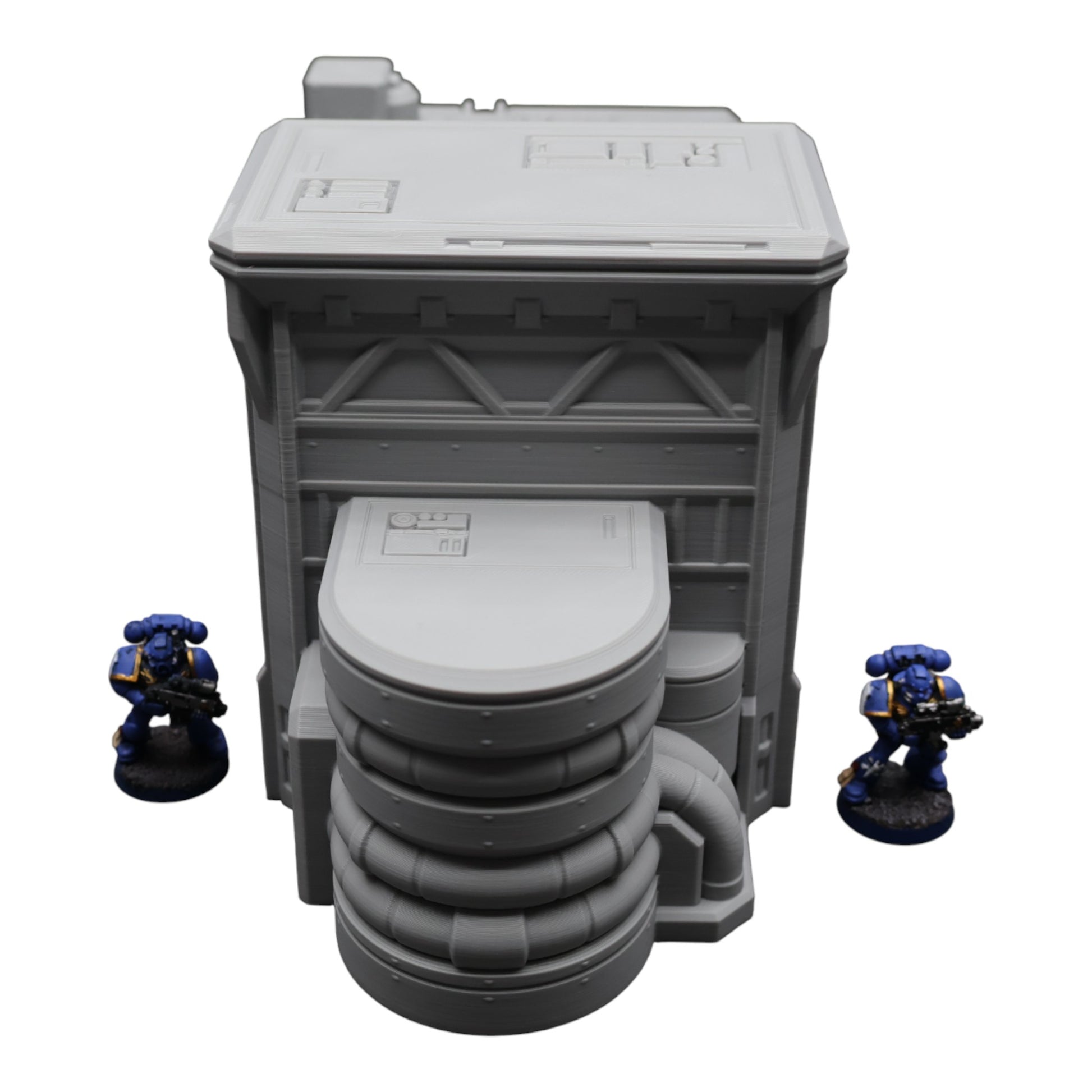 Wargaming 28mm scatter terrain scenery showing 3D-printed item that is compatible with games such as Warhammer 40K, Star Wars Legions, D+D, Dungeons and Dragons, Sci-Fi, Fantasy and other miniature tabletop games. Brand Jawar3d found at www.jawar3d.co.uk.