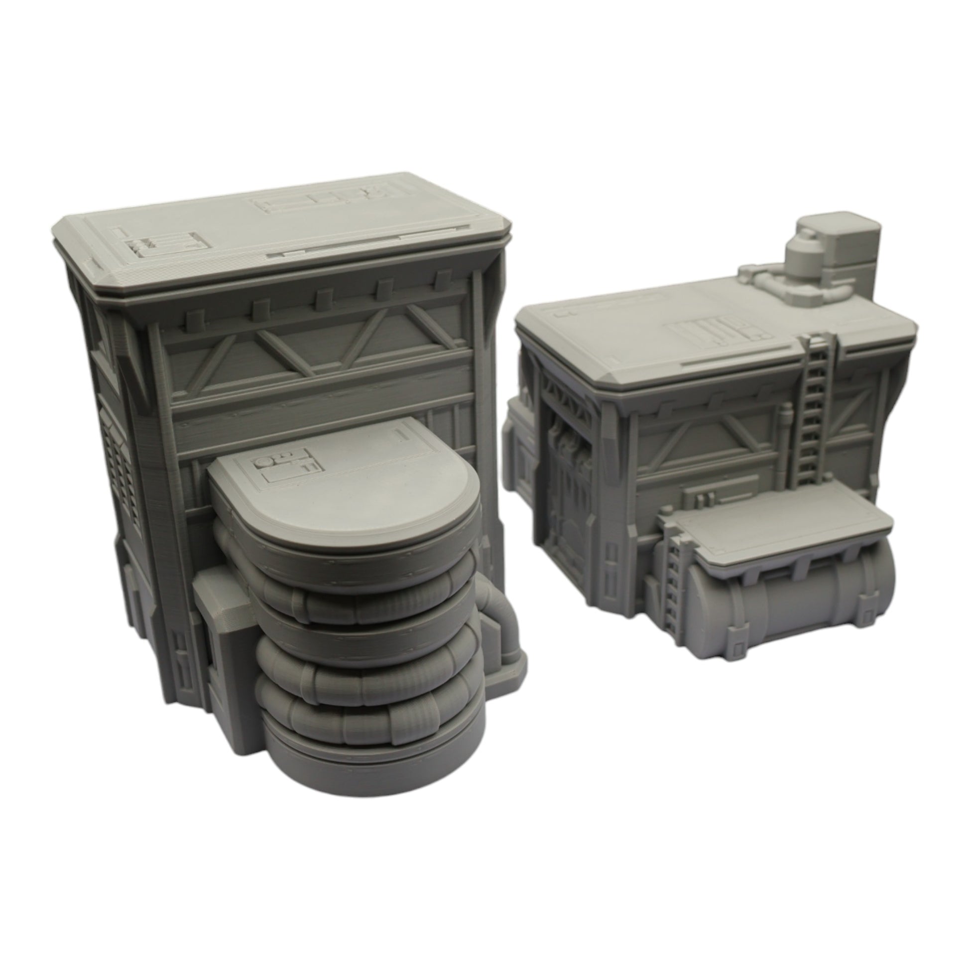 Wargaming 28mm scatter terrain scenery showing 3D-printed item that is compatible with games such as Warhammer 40K, Star Wars Legions, D+D, Dungeons and Dragons, Sci-Fi, Fantasy and other miniature tabletop games. Brand Jawar3d found at www.jawar3d.co.uk.