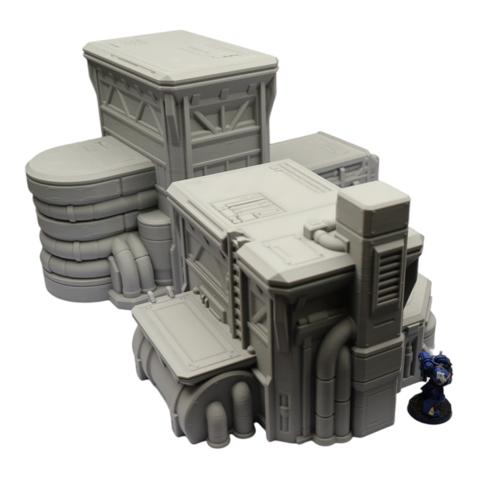 Wargaming 28mm scatter terrain scenery showing 3D-printed item that is compatible with games such as Warhammer 40K, Star Wars Legions, D+D, Dungeons and Dragons, Sci-Fi, Fantasy and other miniature tabletop games. Brand Jawar3d found at www.jawar3d.co.uk.