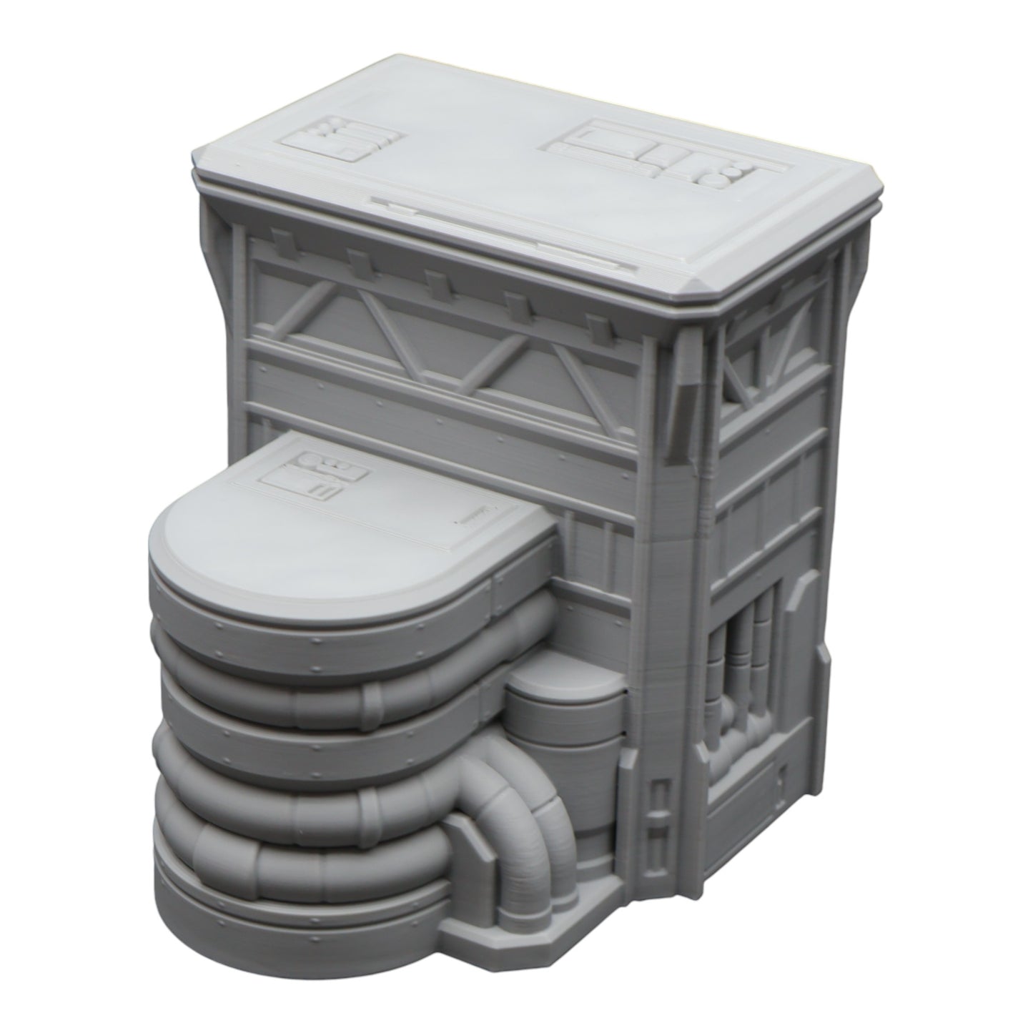 Wargaming 28mm scatter terrain scenery showing 3D-printed item that is compatible with games such as Warhammer 40K, Star Wars Legions, D+D, Dungeons and Dragons, Sci-Fi, Fantasy and other miniature tabletop games. Brand Jawar3d found at www.jawar3d.co.uk.