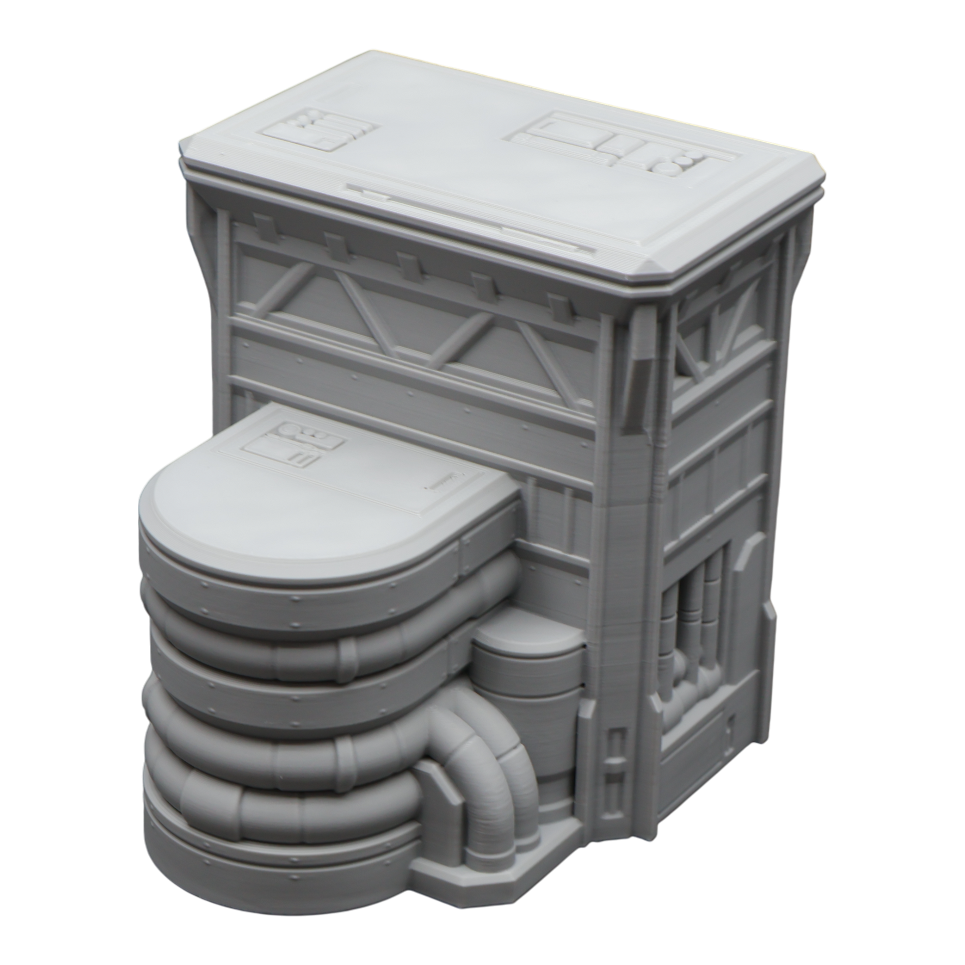 Wargaming 28mm scatter terrain scenery showing 3D-printed item that is compatible with games such as Warhammer 40K, Star Wars Legions, D+D, Dungeons and Dragons, Sci-Fi, Fantasy and other miniature tabletop games. Brand Jawar3d found at www.jawar3d.co.uk.
