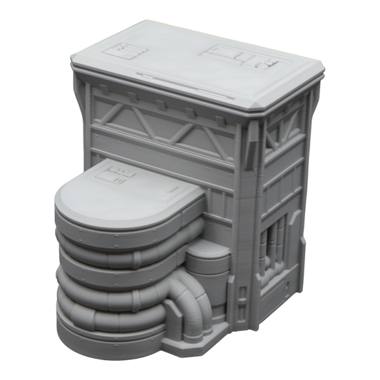 Wargaming 28mm scatter terrain scenery showing 3D-printed item that is compatible with games such as Warhammer 40K, Star Wars Legions, D+D, Dungeons and Dragons, Sci-Fi, Fantasy and other miniature tabletop games. Brand Jawar3d found at www.jawar3d.co.uk.